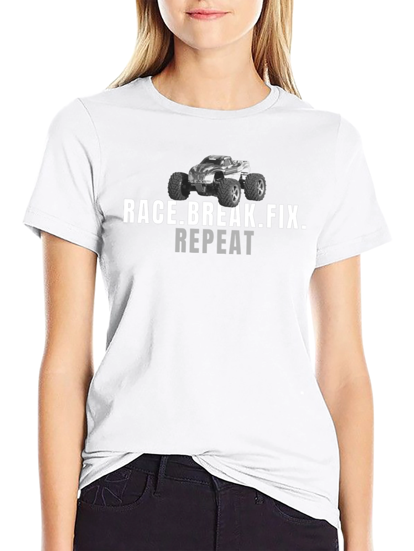 Race. Break. Fix. Repeat. T-Shirt