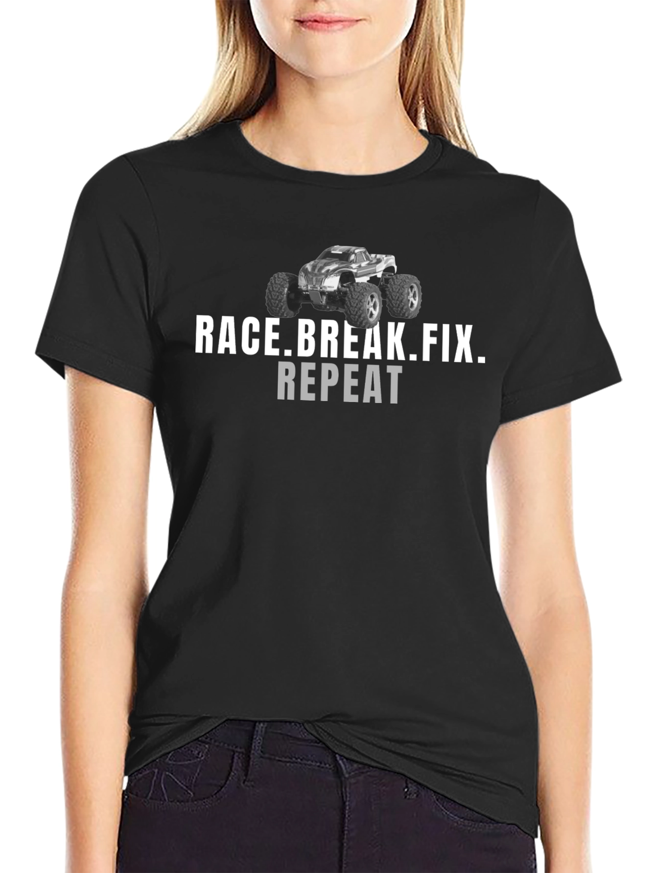 Race. Break. Fix. Repeat. T-Shirt