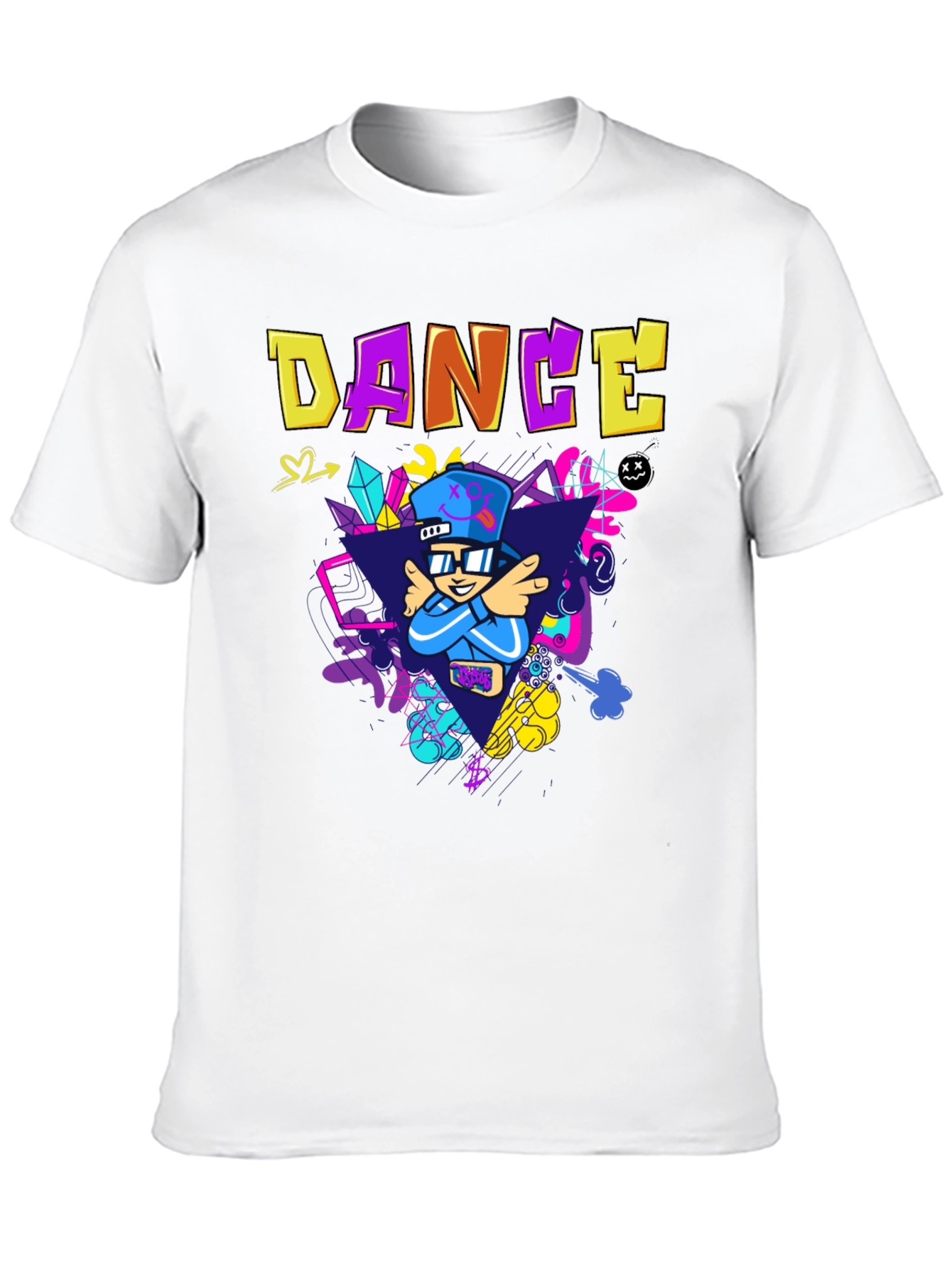 Dance Graphic Black T-Shirt