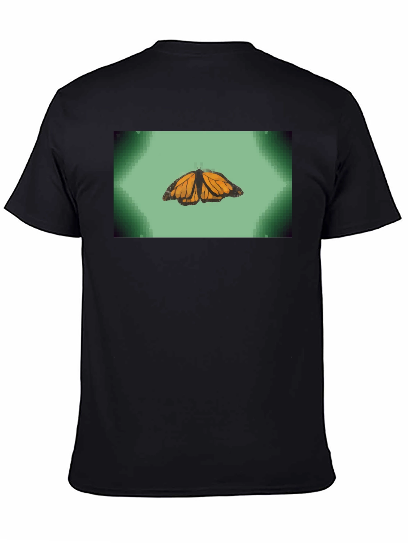 Butterfly Graphic Tee - Soft Cotton Black T-Shirt