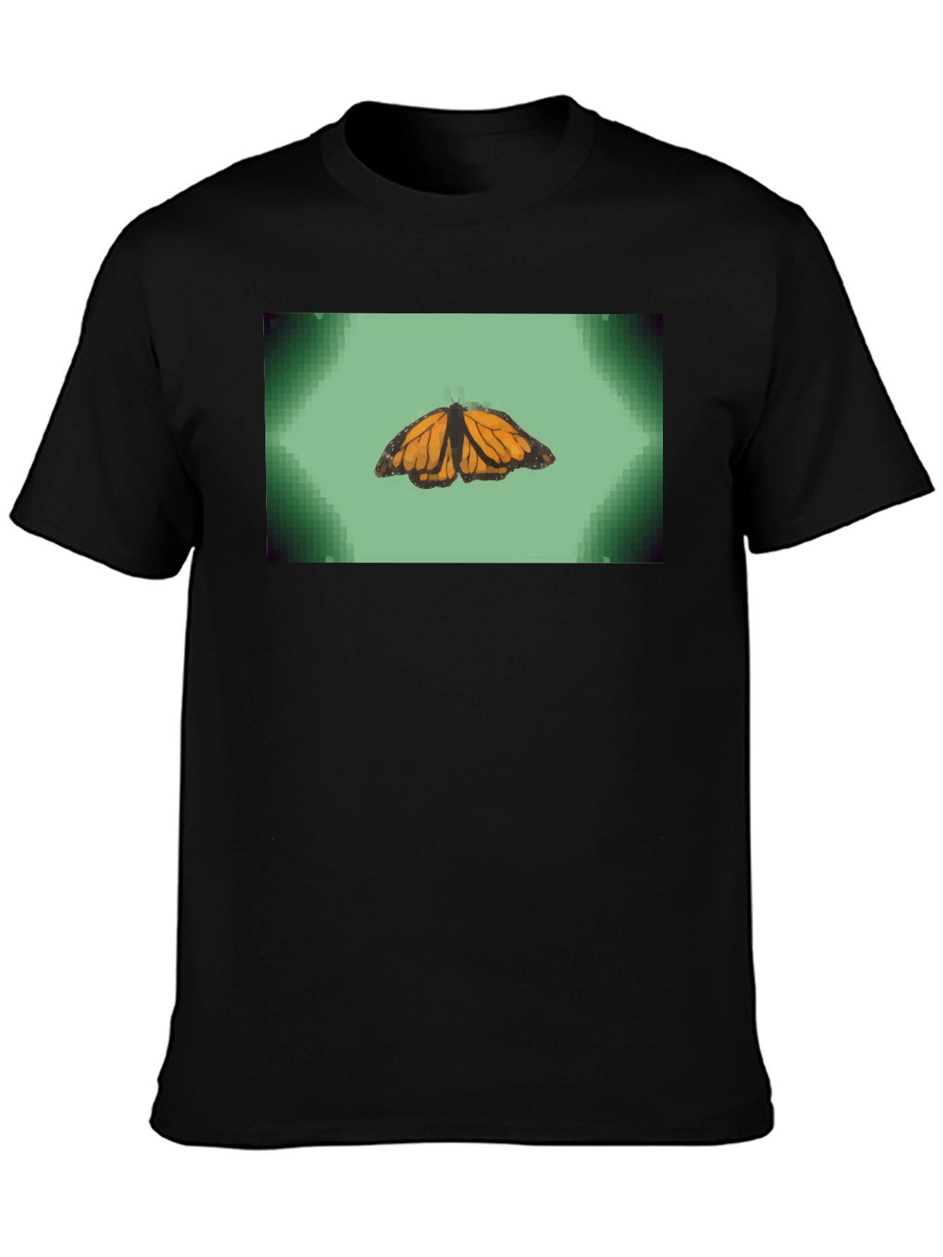 Butterfly Graphic Tee - Soft Cotton Black T-Shirt