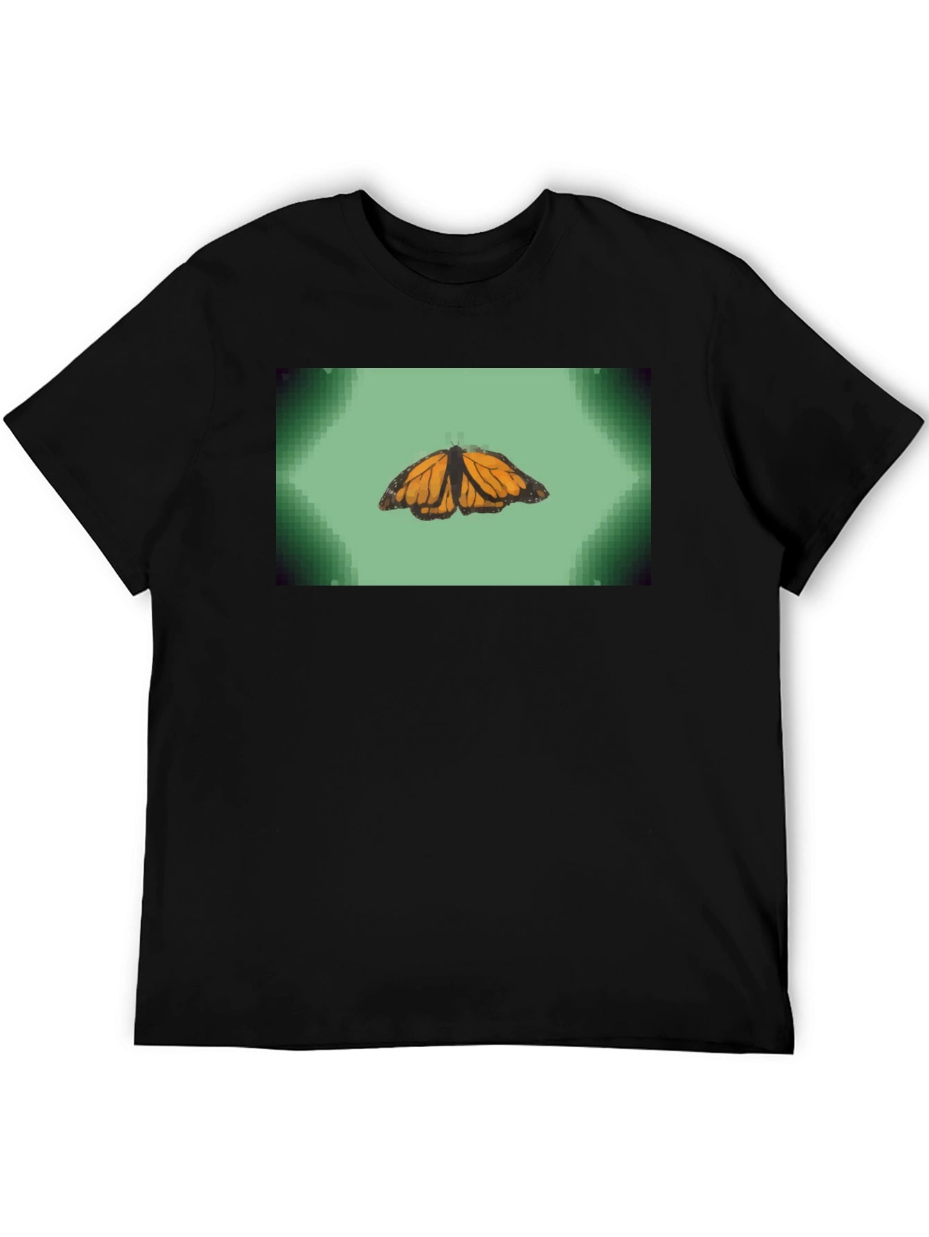 Butterfly Graphic Tee - Soft Cotton Black T-Shirt