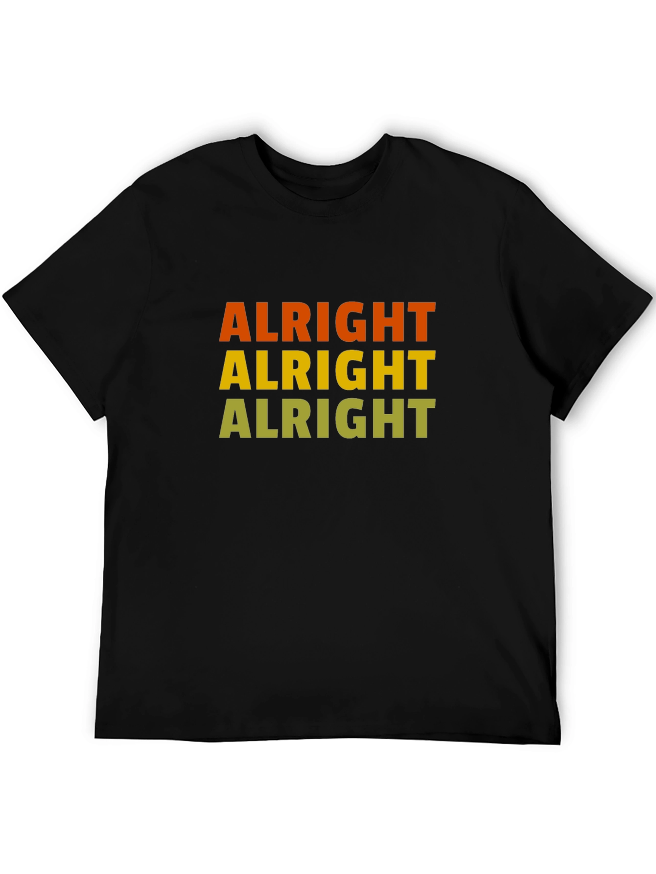 Alright Alright Alright Mens Graphic Tee