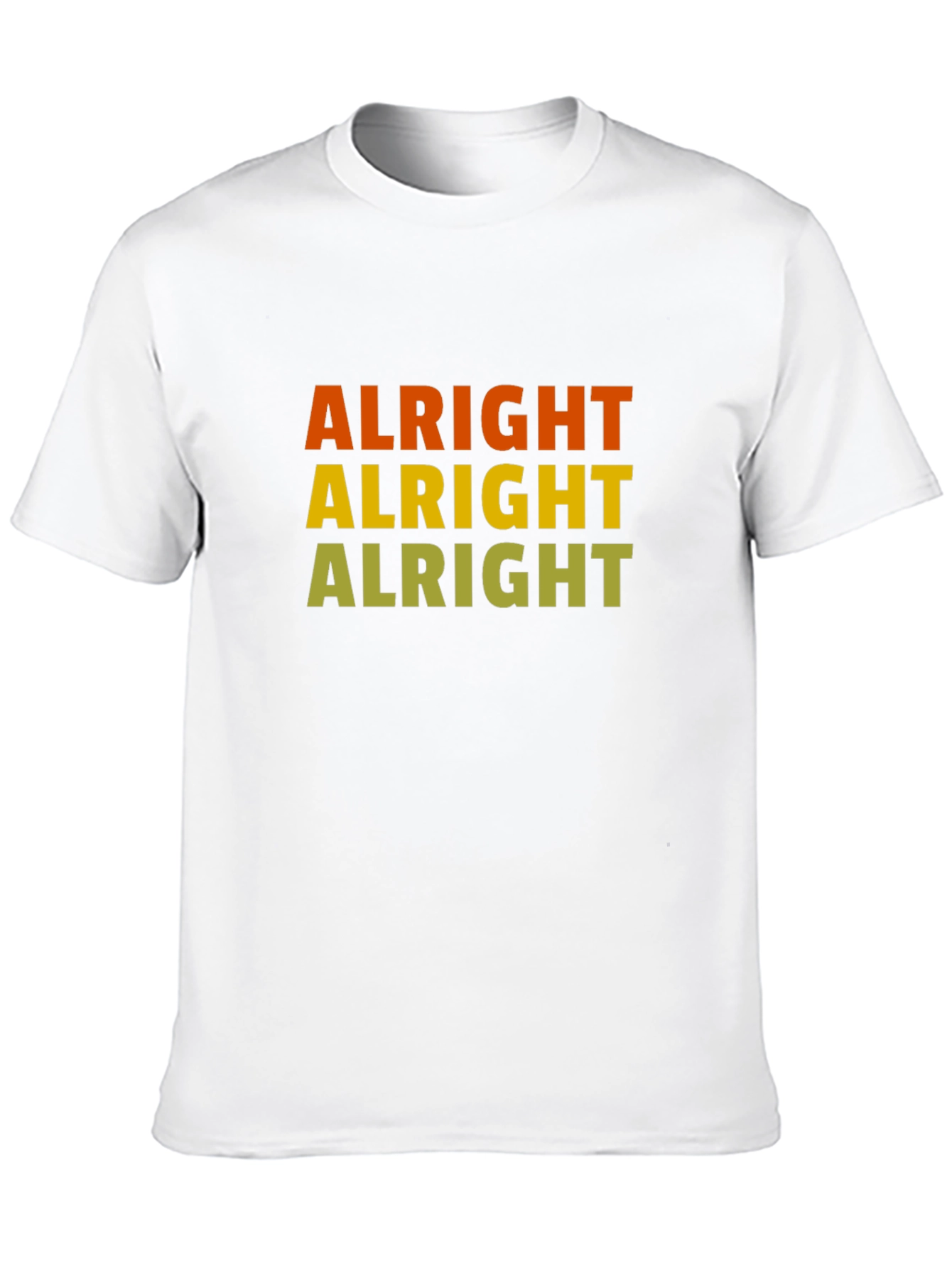 Alright Alright Alright Mens Graphic Tee