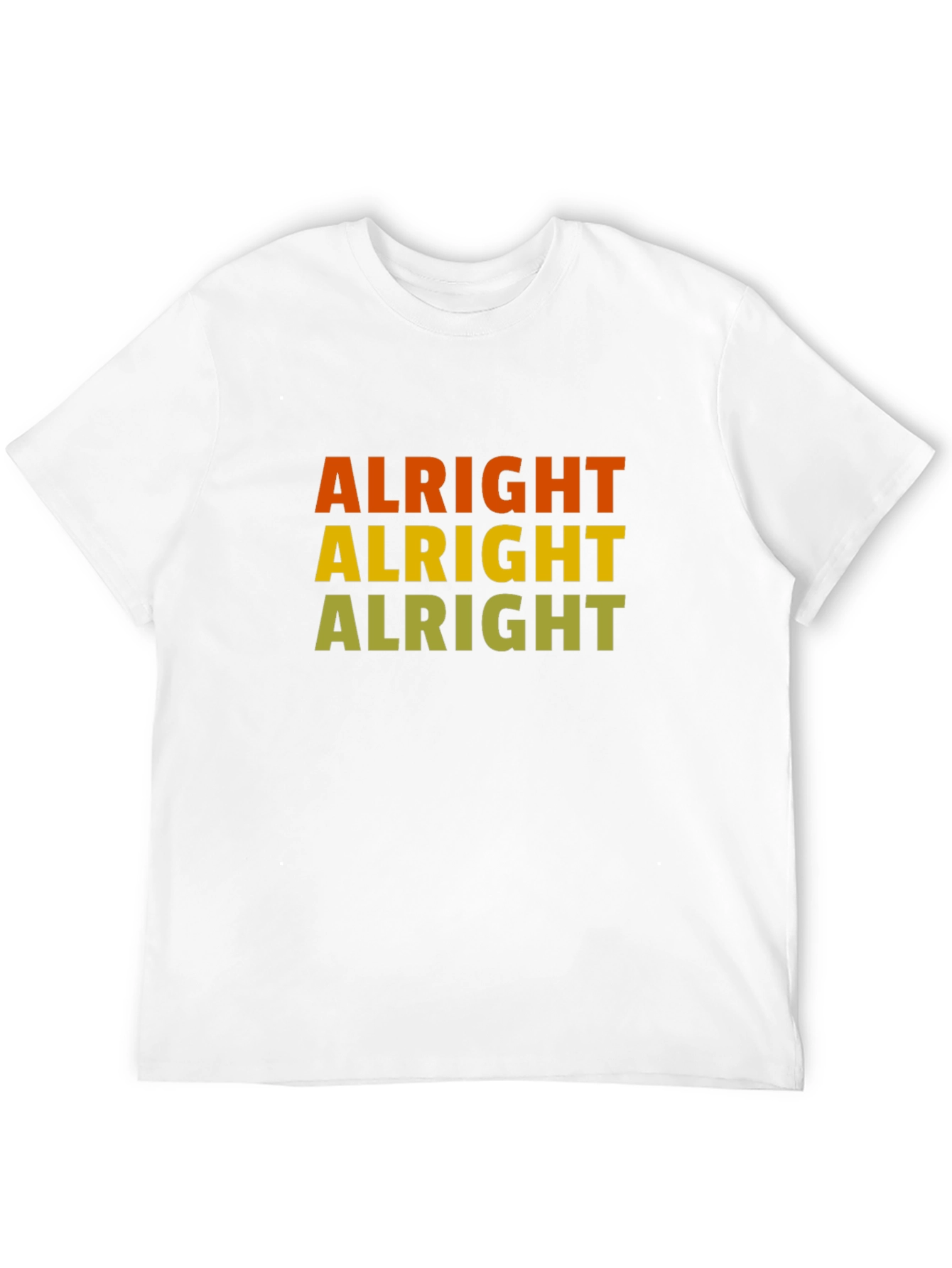 Alright Alright Alright Mens Graphic Tee