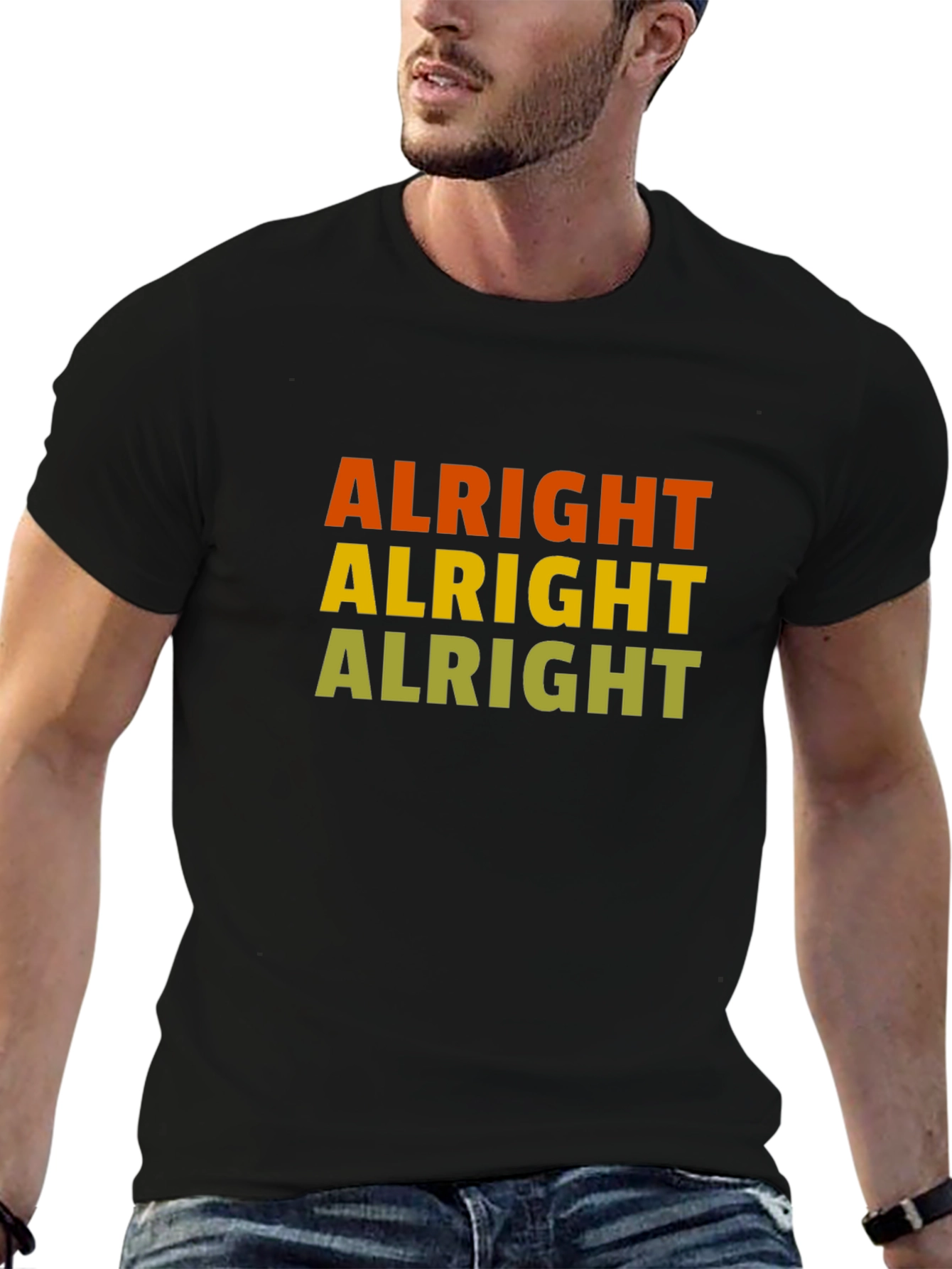Alright Alright Alright Mens Graphic Tee