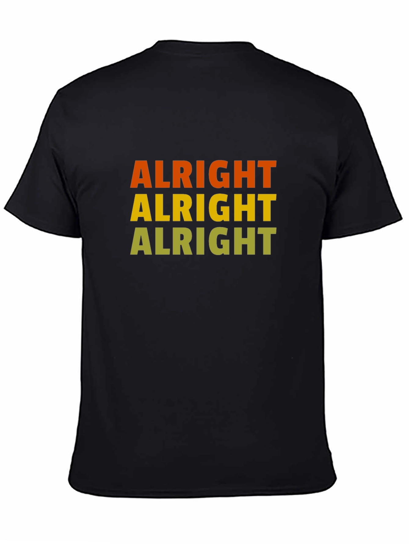 Alright Alright Alright Mens Graphic Tee