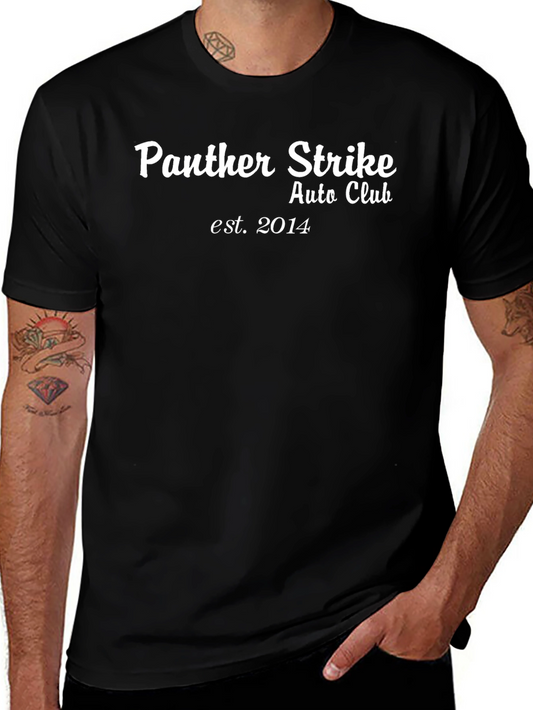 Panther Strike Auto Club Black Tee