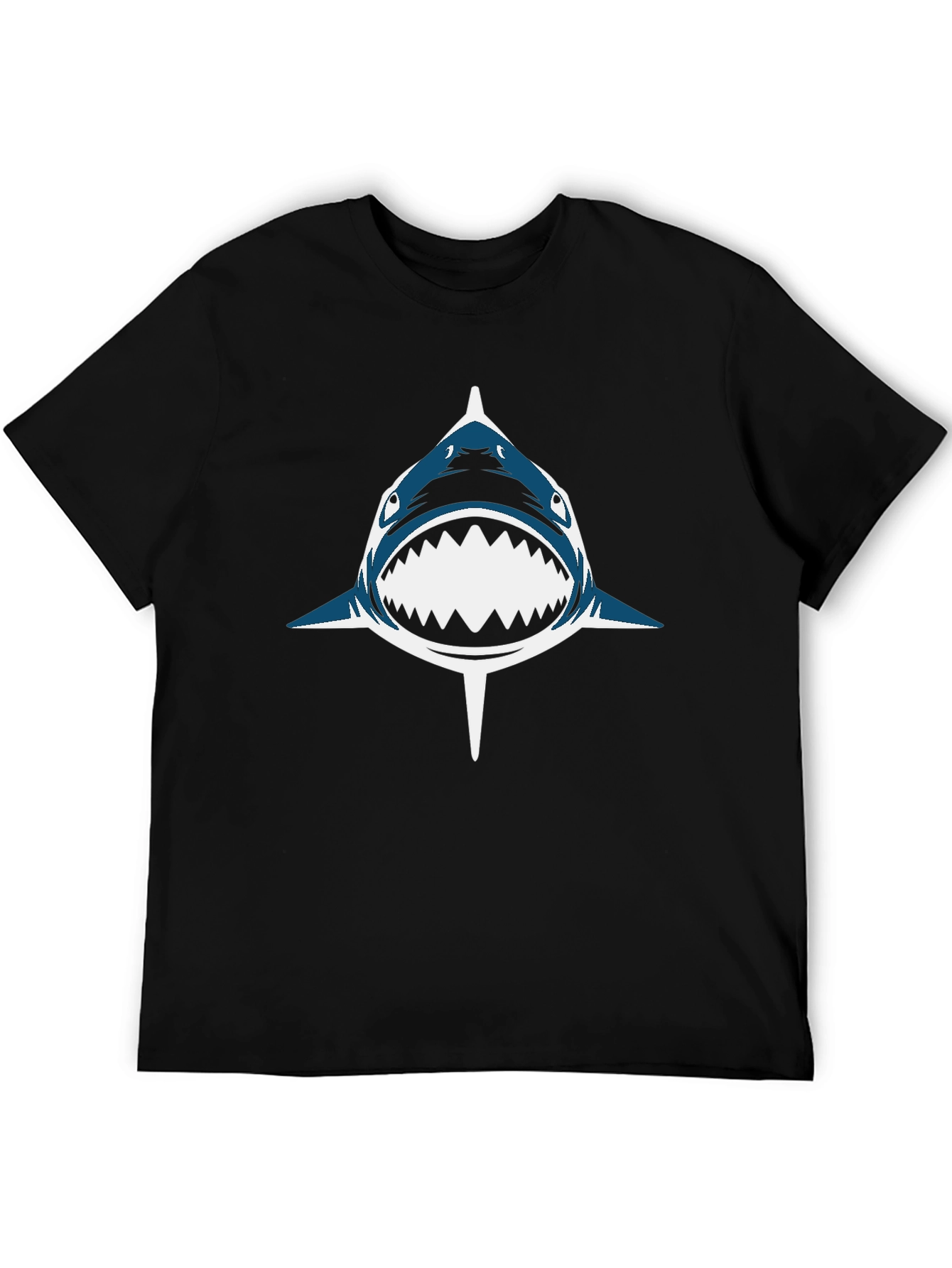 Shark Graphic Black T-Shirt - Mens