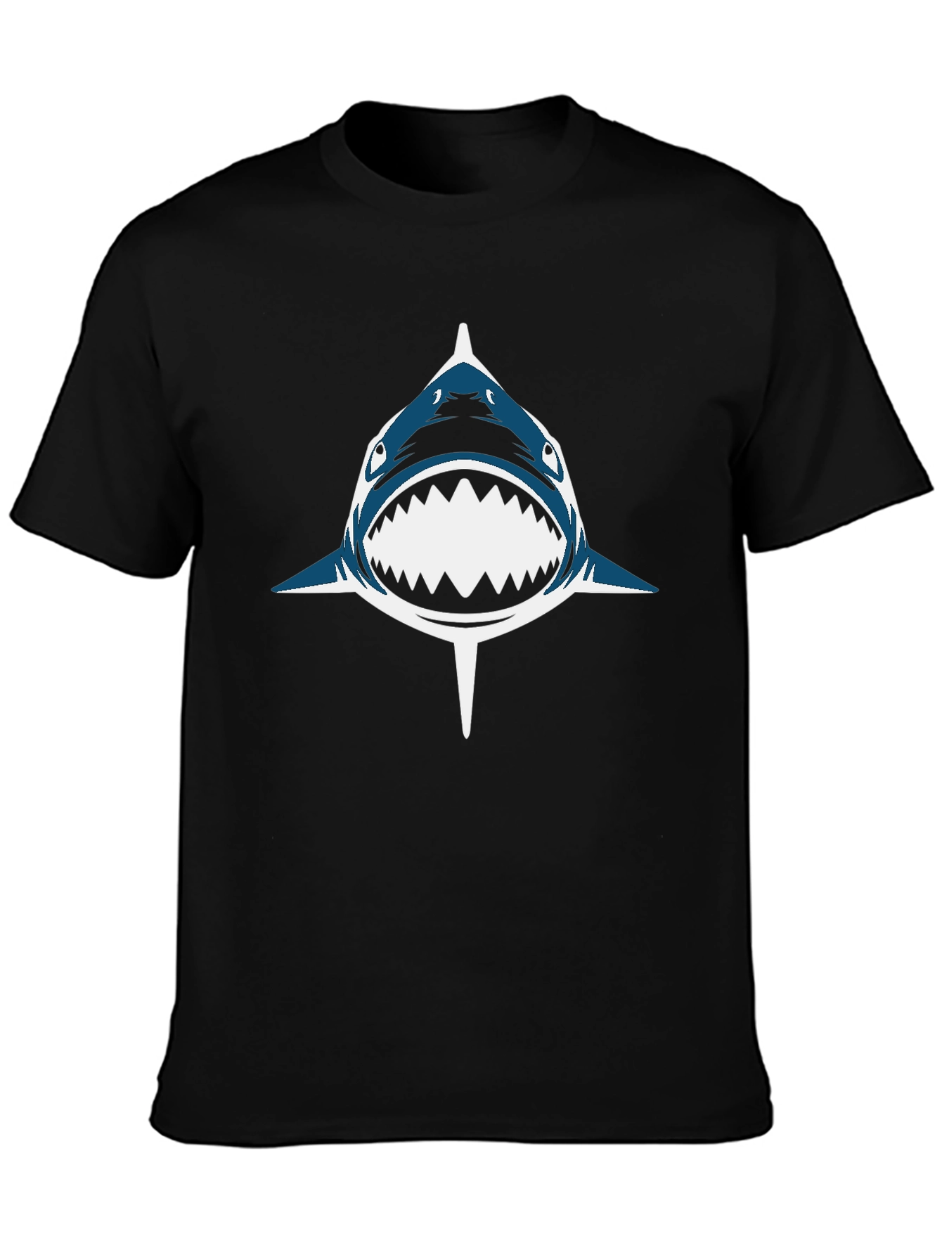 Shark Graphic Black T-Shirt - Mens