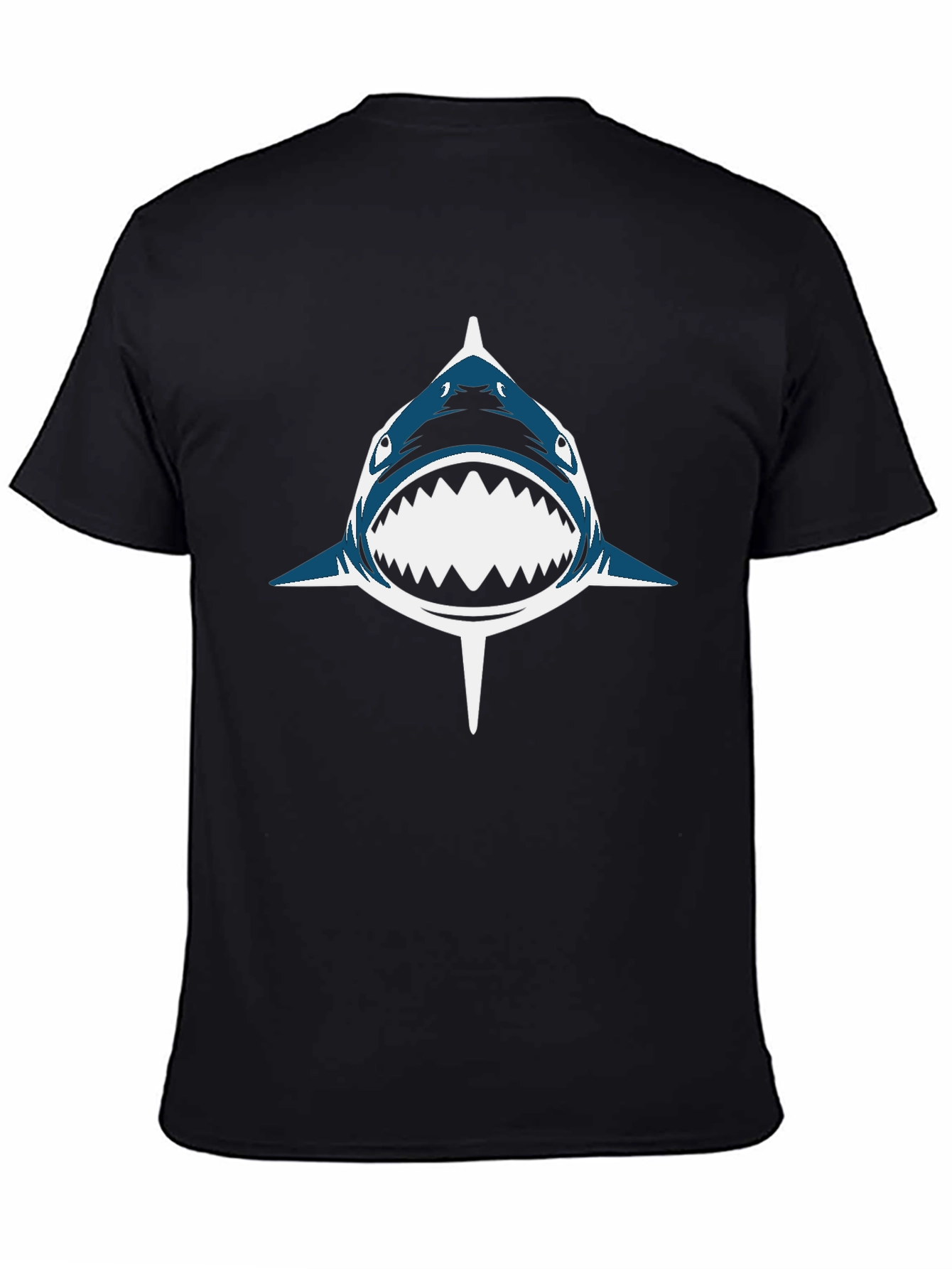 Shark Graphic Black T-Shirt - Mens