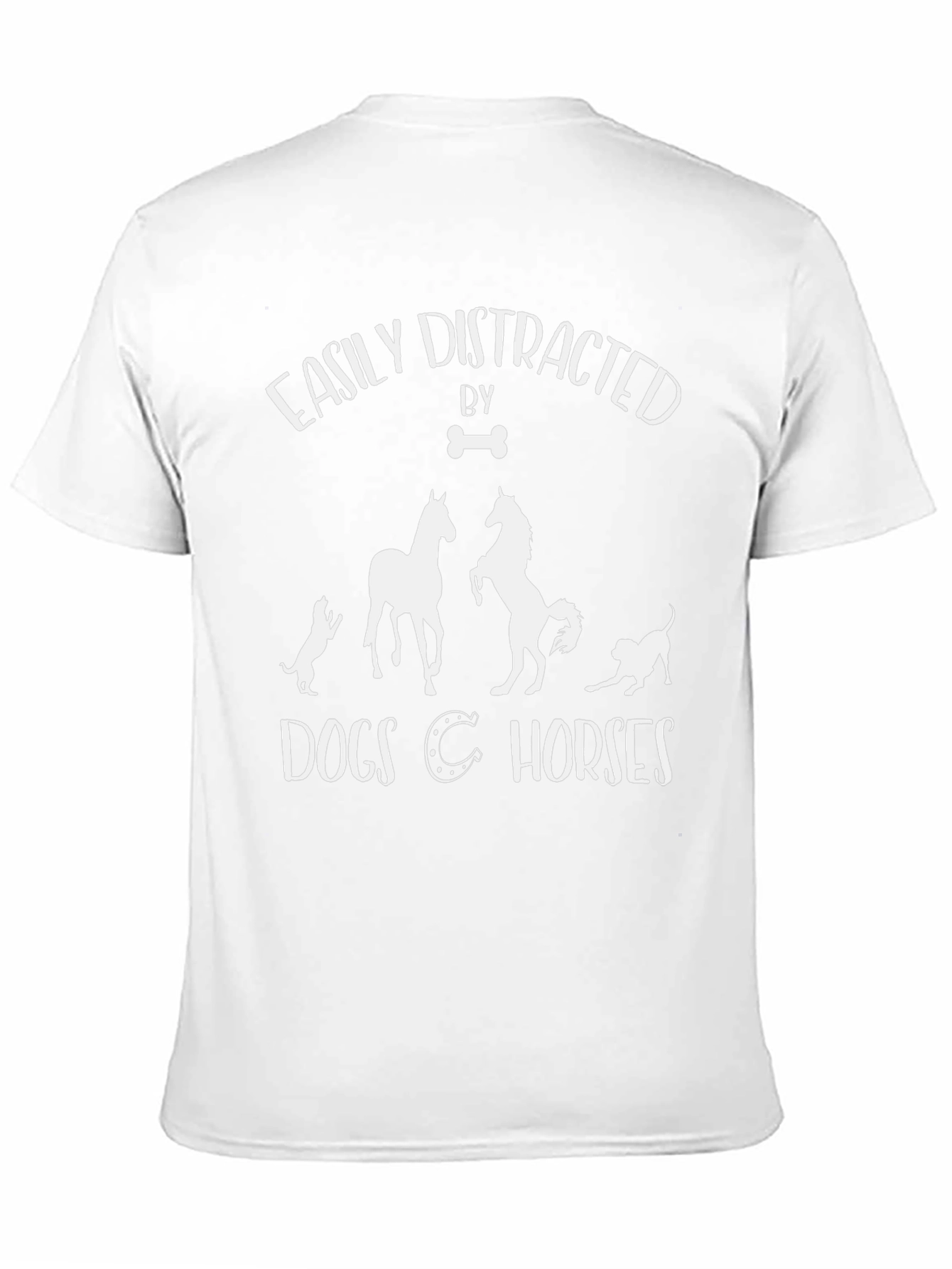 Easily Distracted by Dogs and Horses T-Shirt