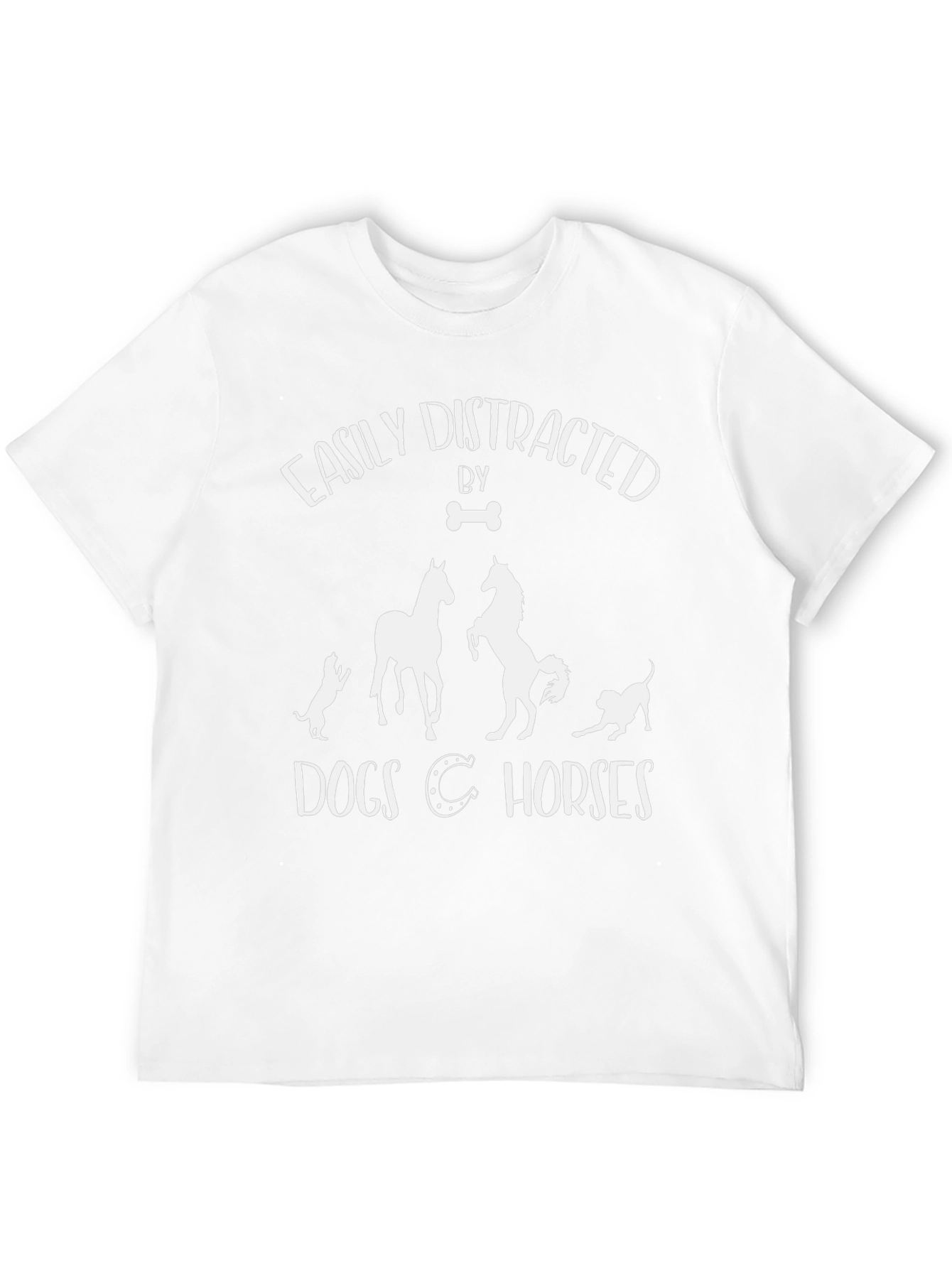 Easily Distracted by Dogs and Horses T-Shirt