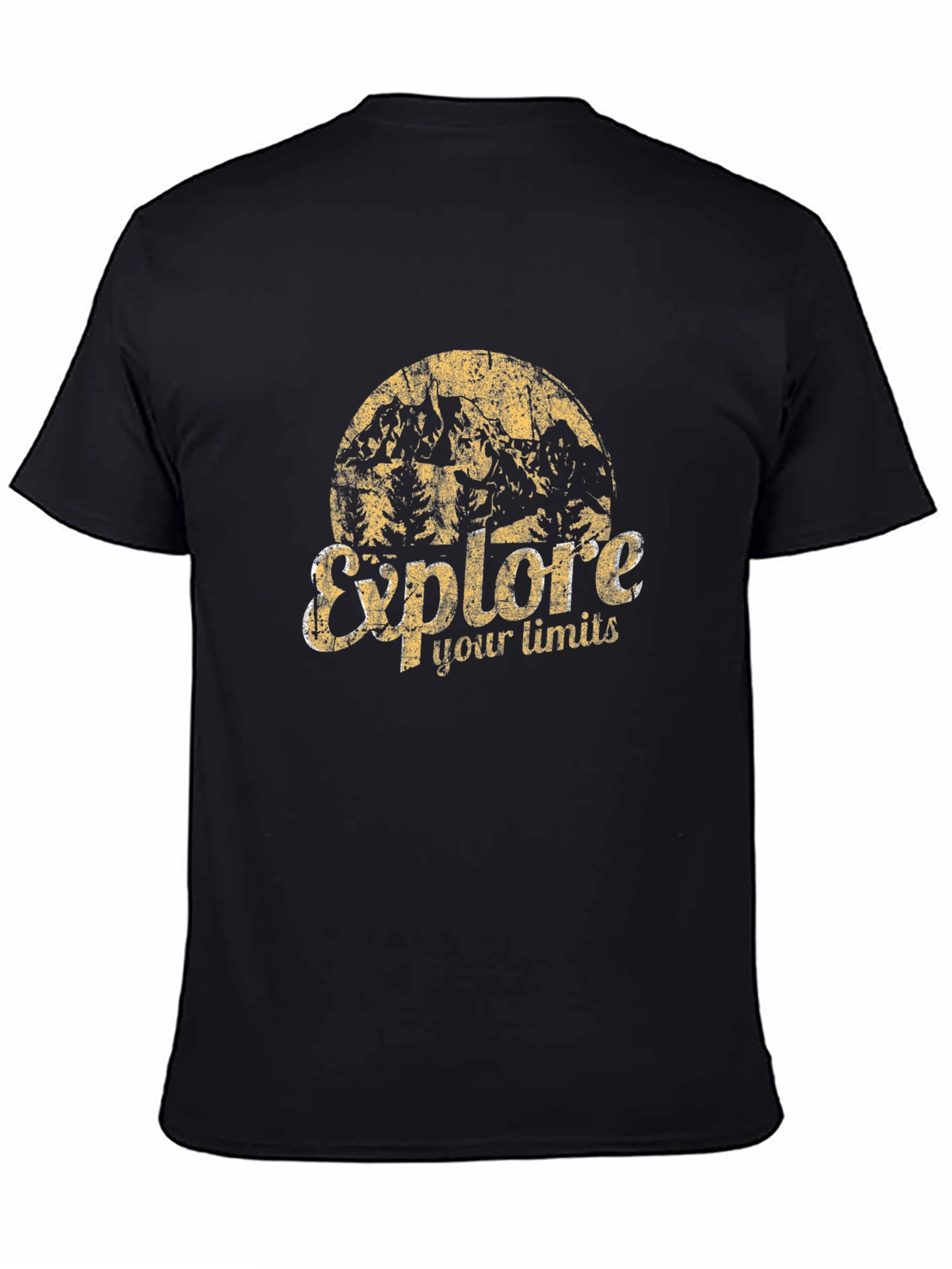 Explore Your Limits Graphic T-Shirt - Black