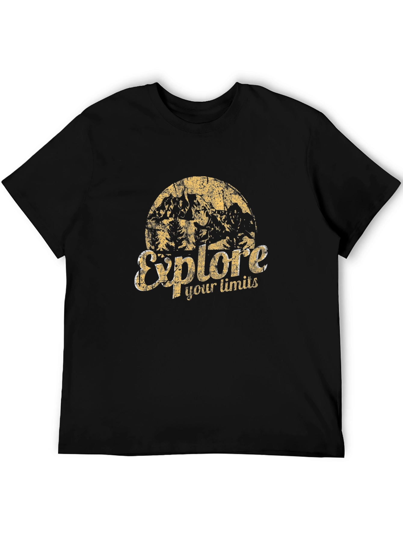 Explore Your Limits Graphic T-Shirt - Black
