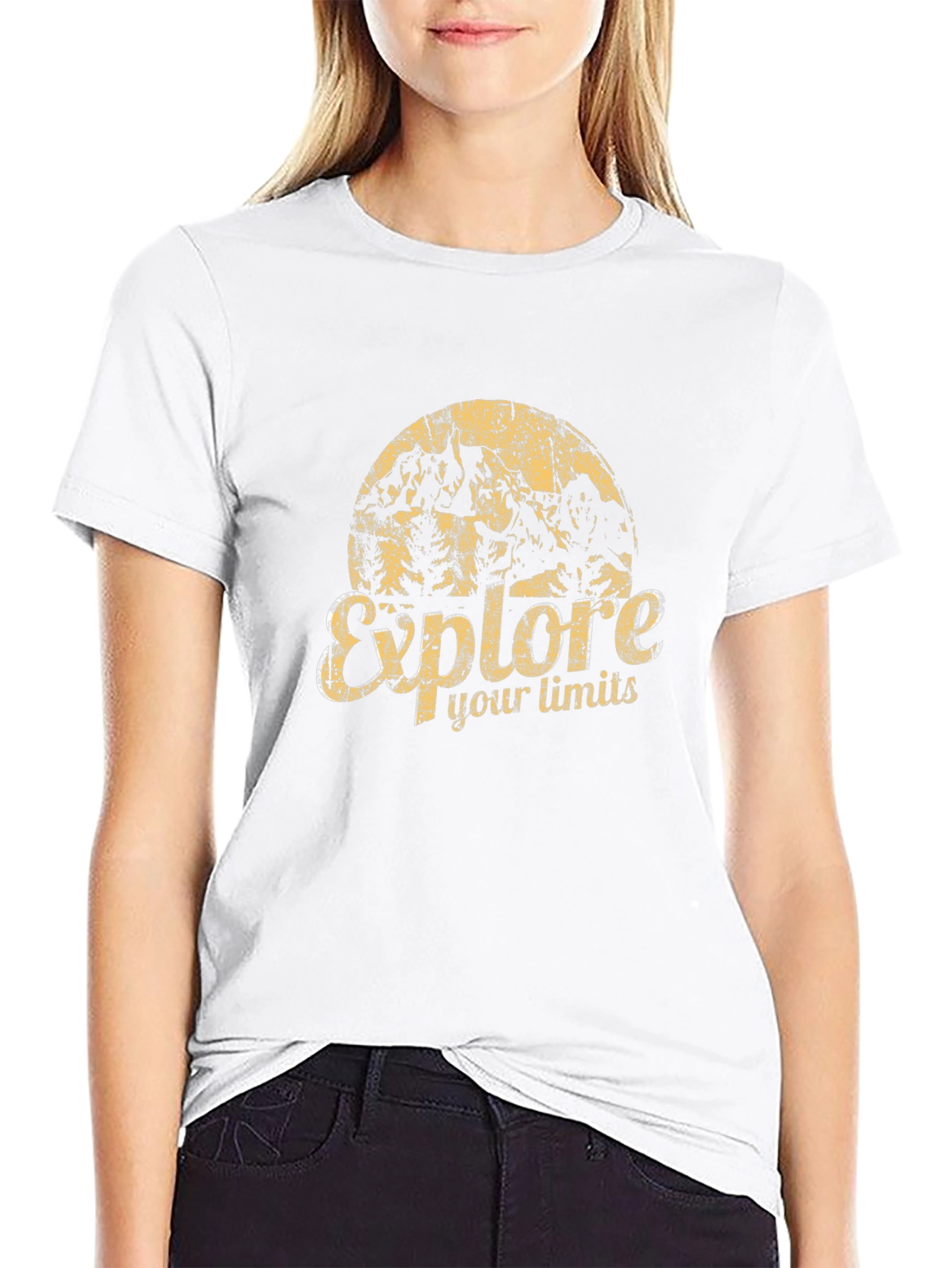 Explore Your Limits Graphic T-Shirt - Black