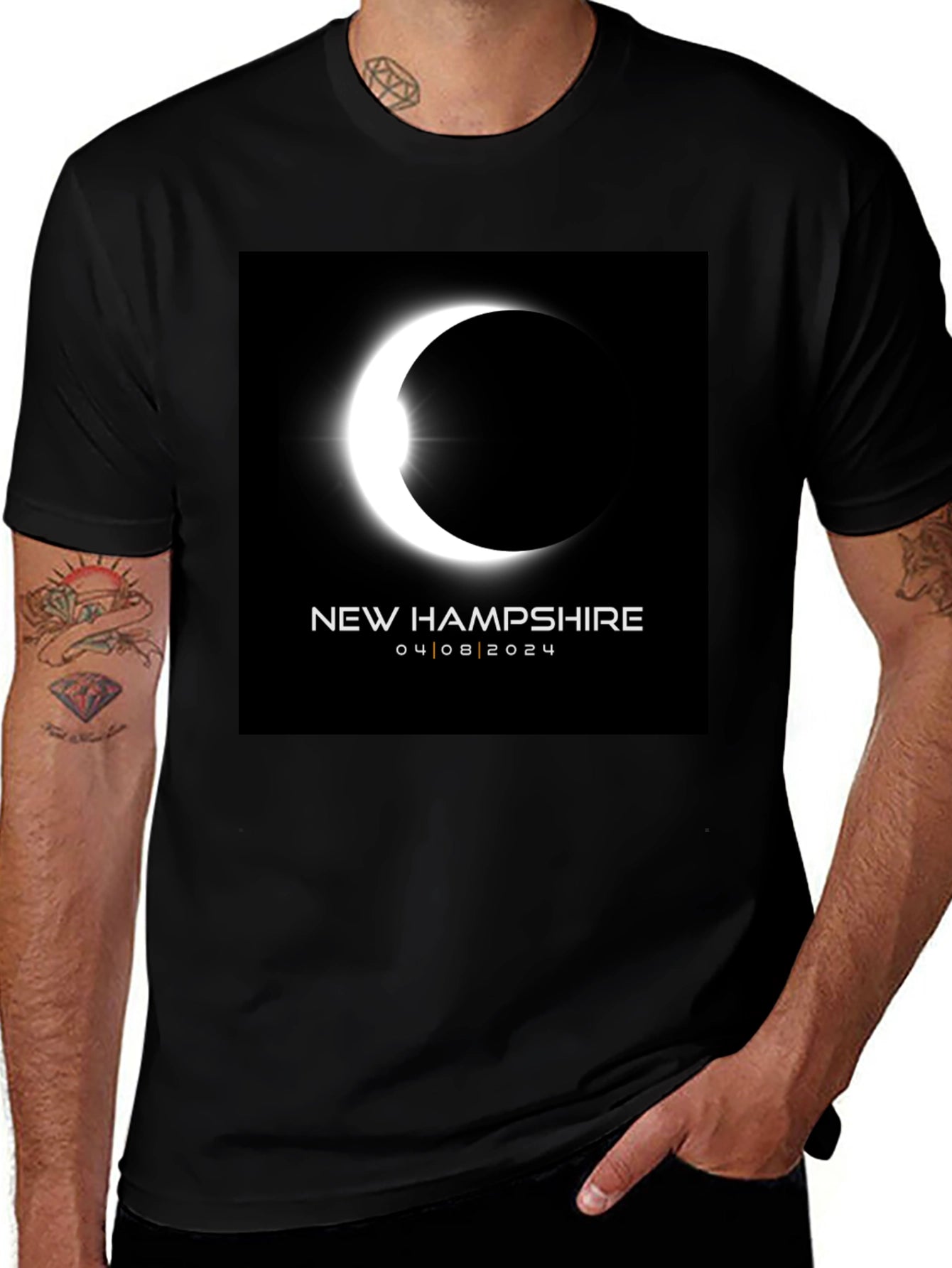 New Hampshire 2024 Eclipse T-Shirt