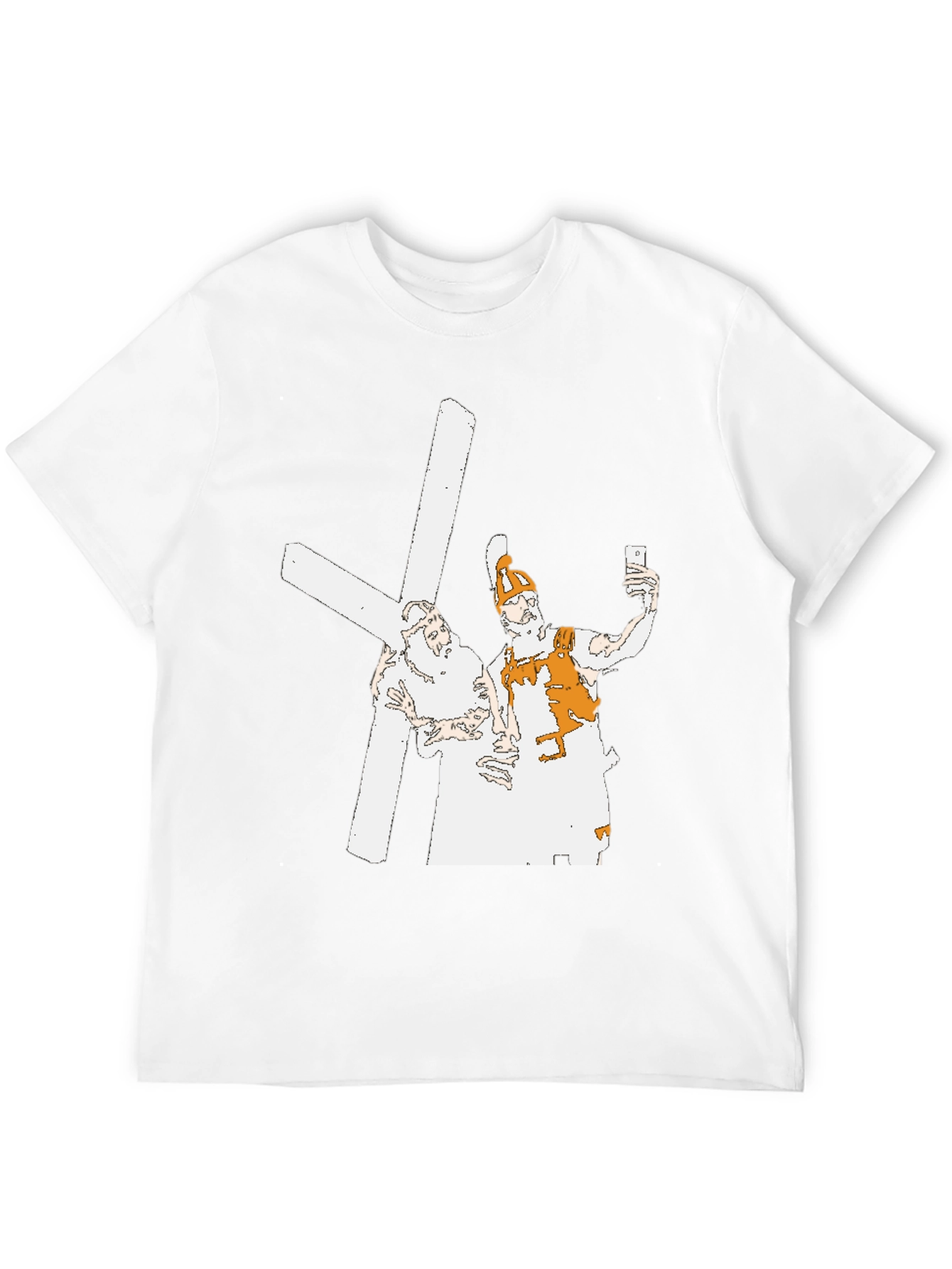 Funny Selfie T-Shirt - Black