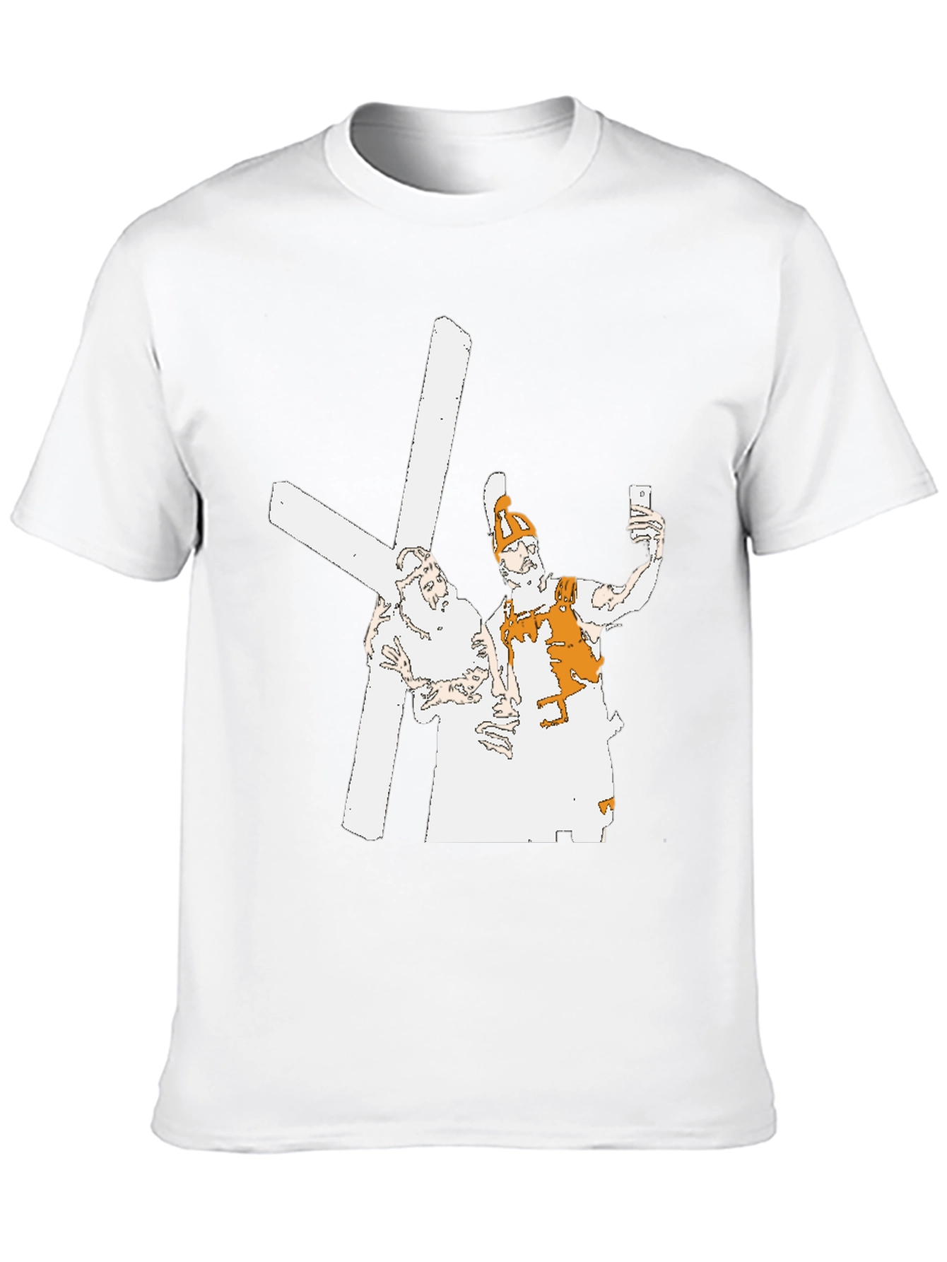 Funny Selfie T-Shirt - Black
