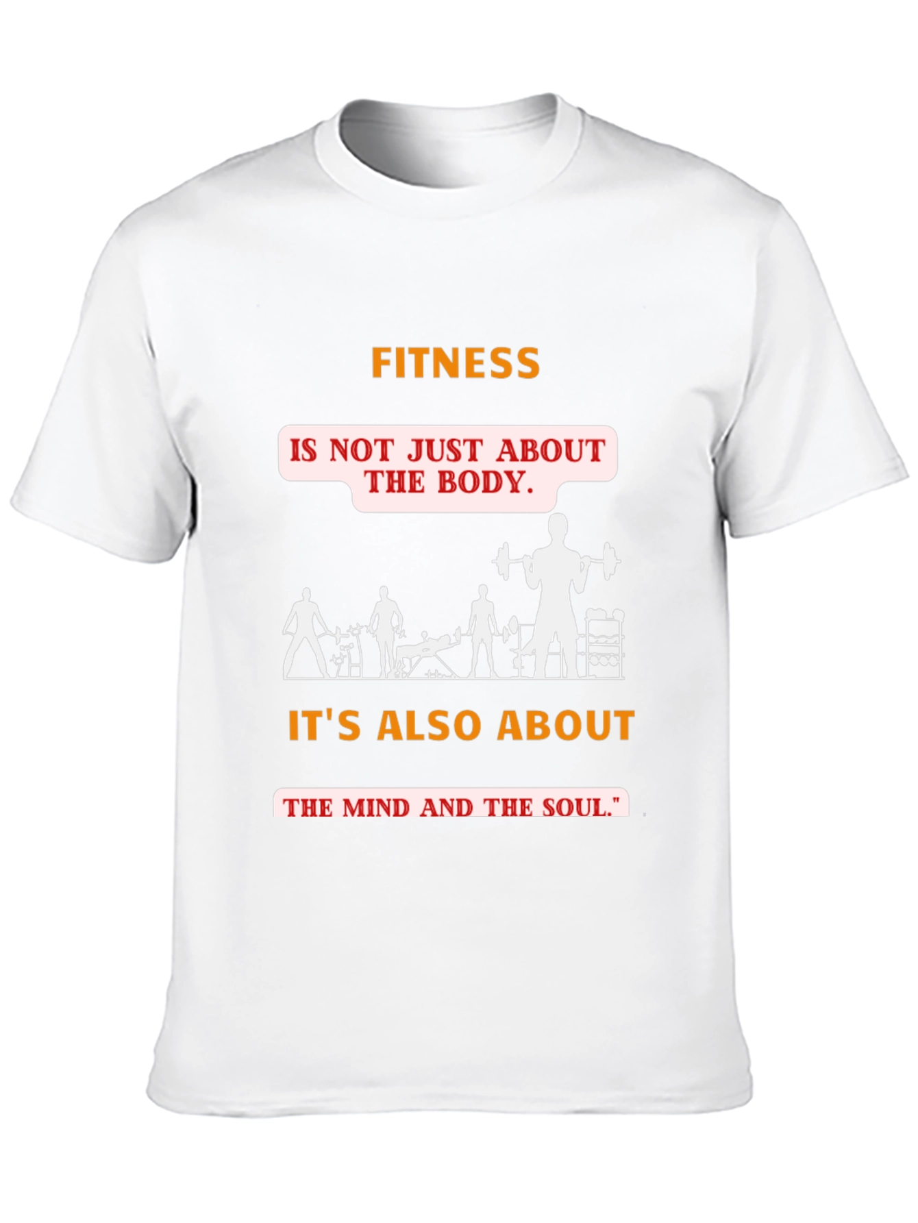 Fitness Mind & Body Graphic Tee - Black