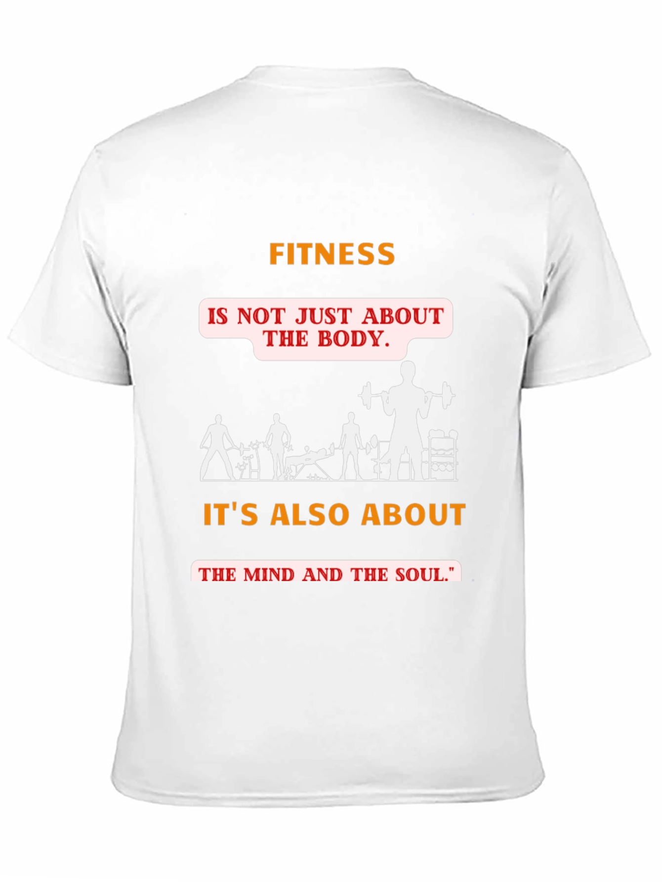 Fitness Mind & Body Graphic Tee - Black