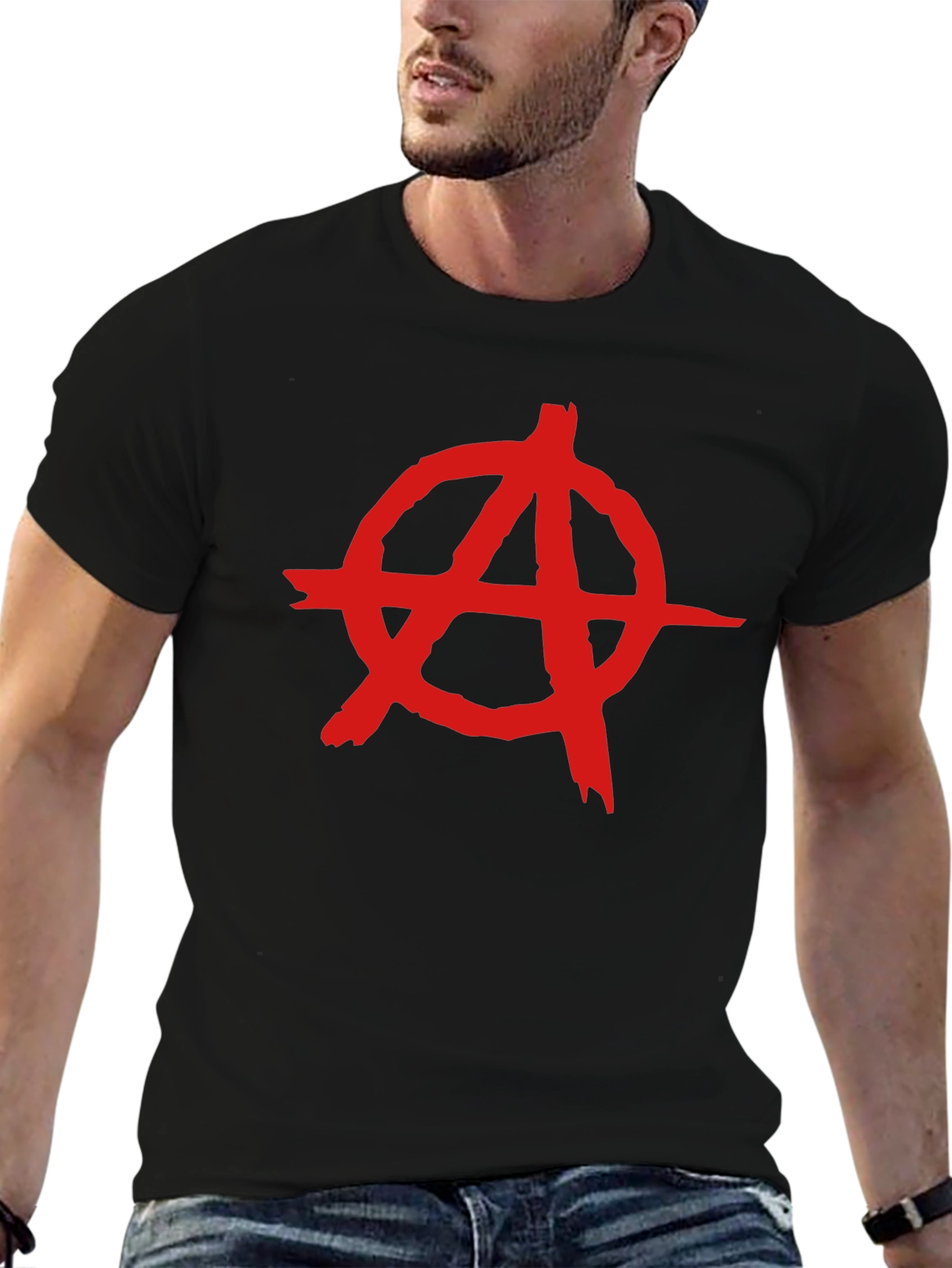 Anarchy Symbol Black T-Shirt