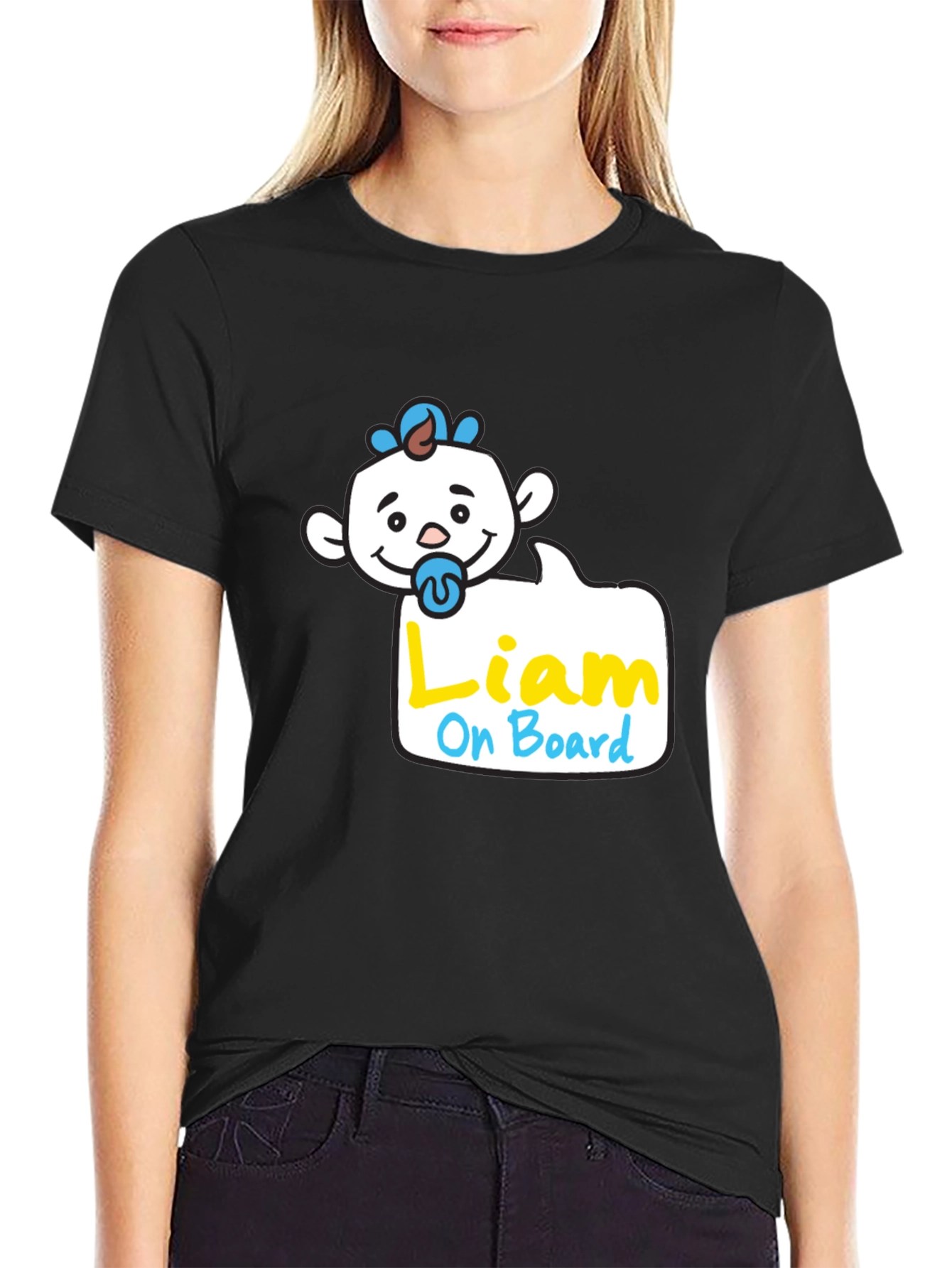 Liam On Board Baby T-Shirt - Cute Infant Tee