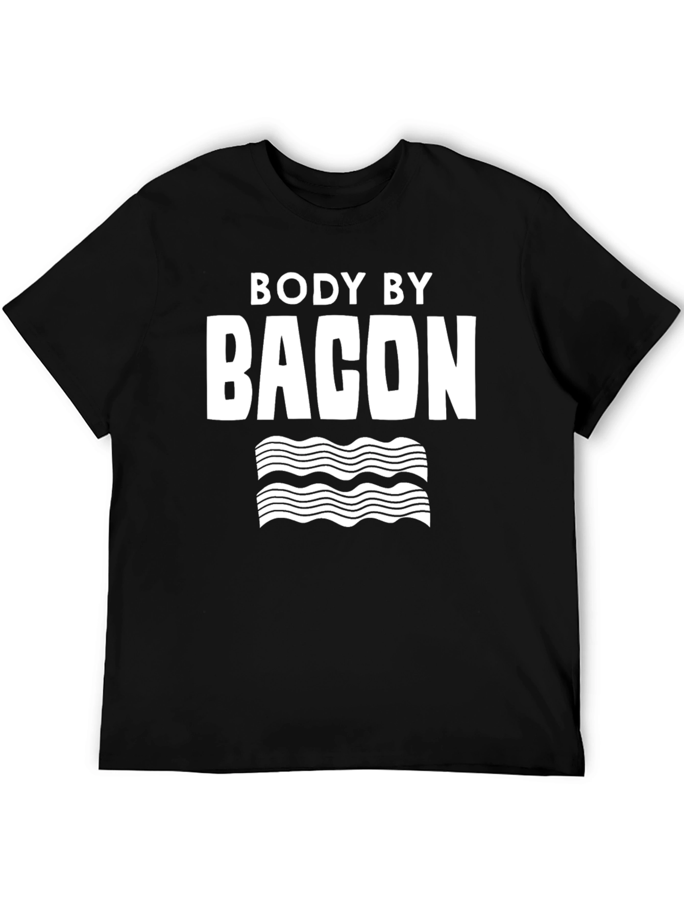 Body By Bacon T-Shirt - Funny Foodie Tee