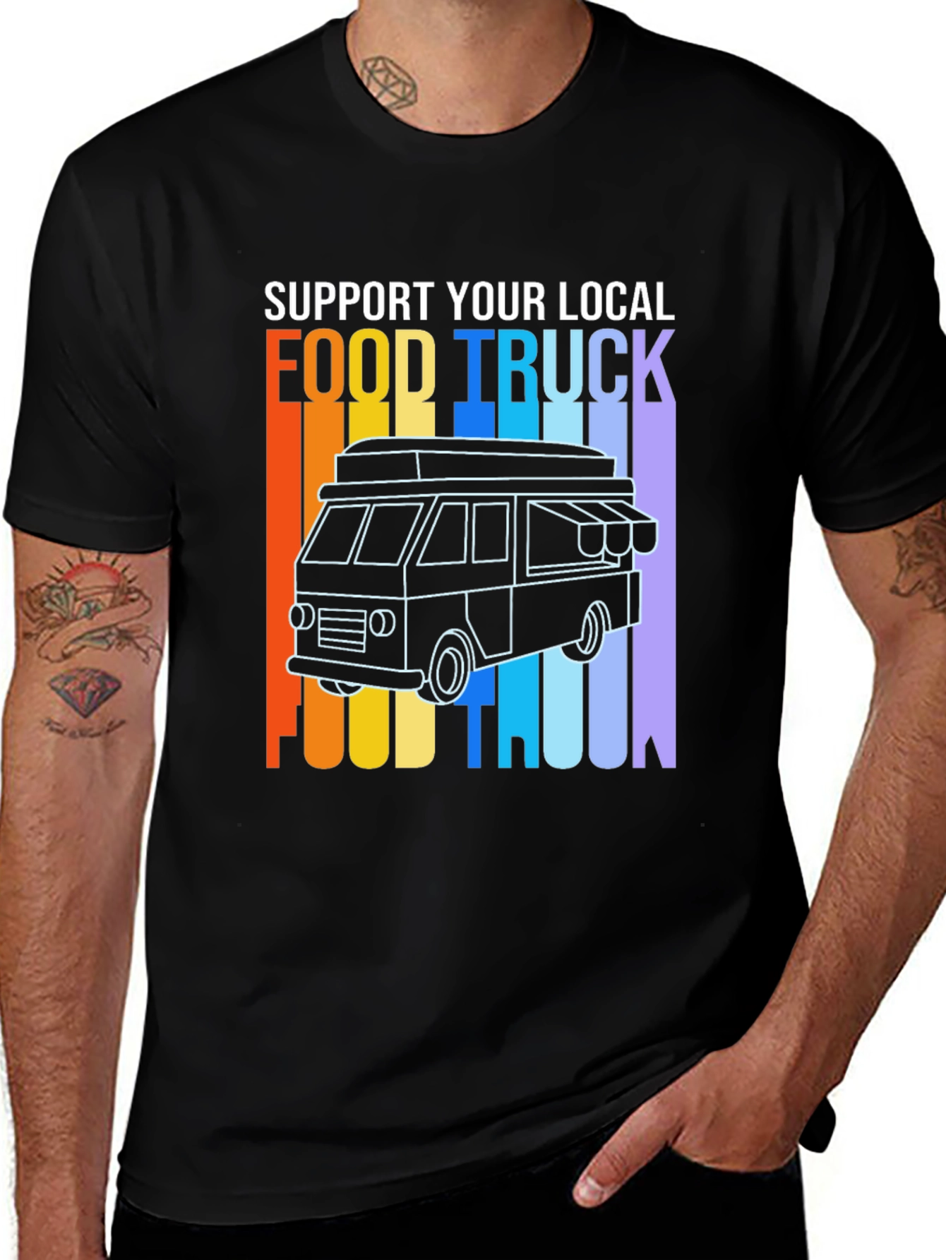 Support Local Food Truck T-Shirt