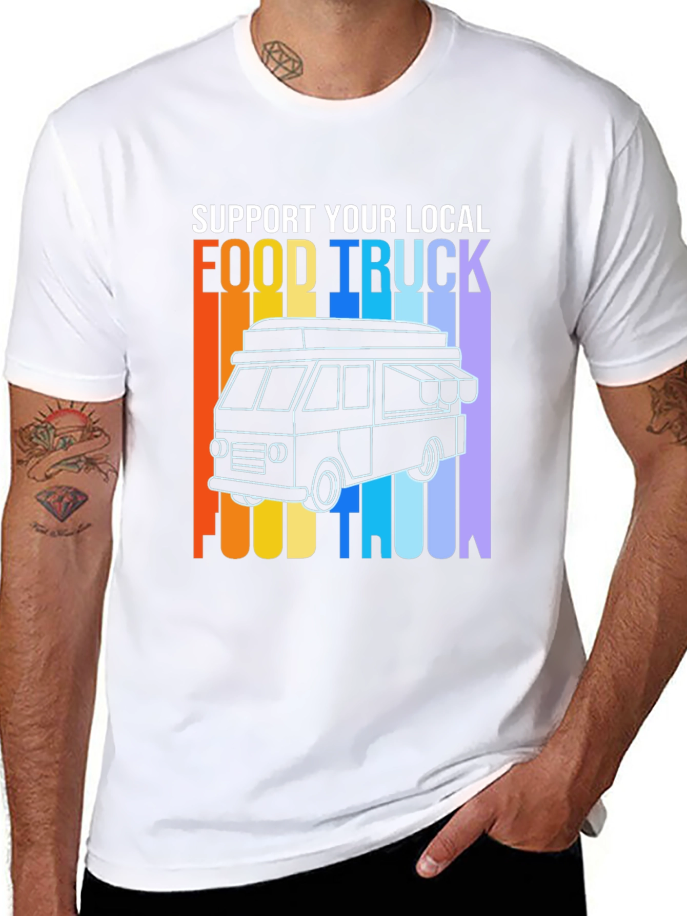 Support Local Food Truck T-Shirt