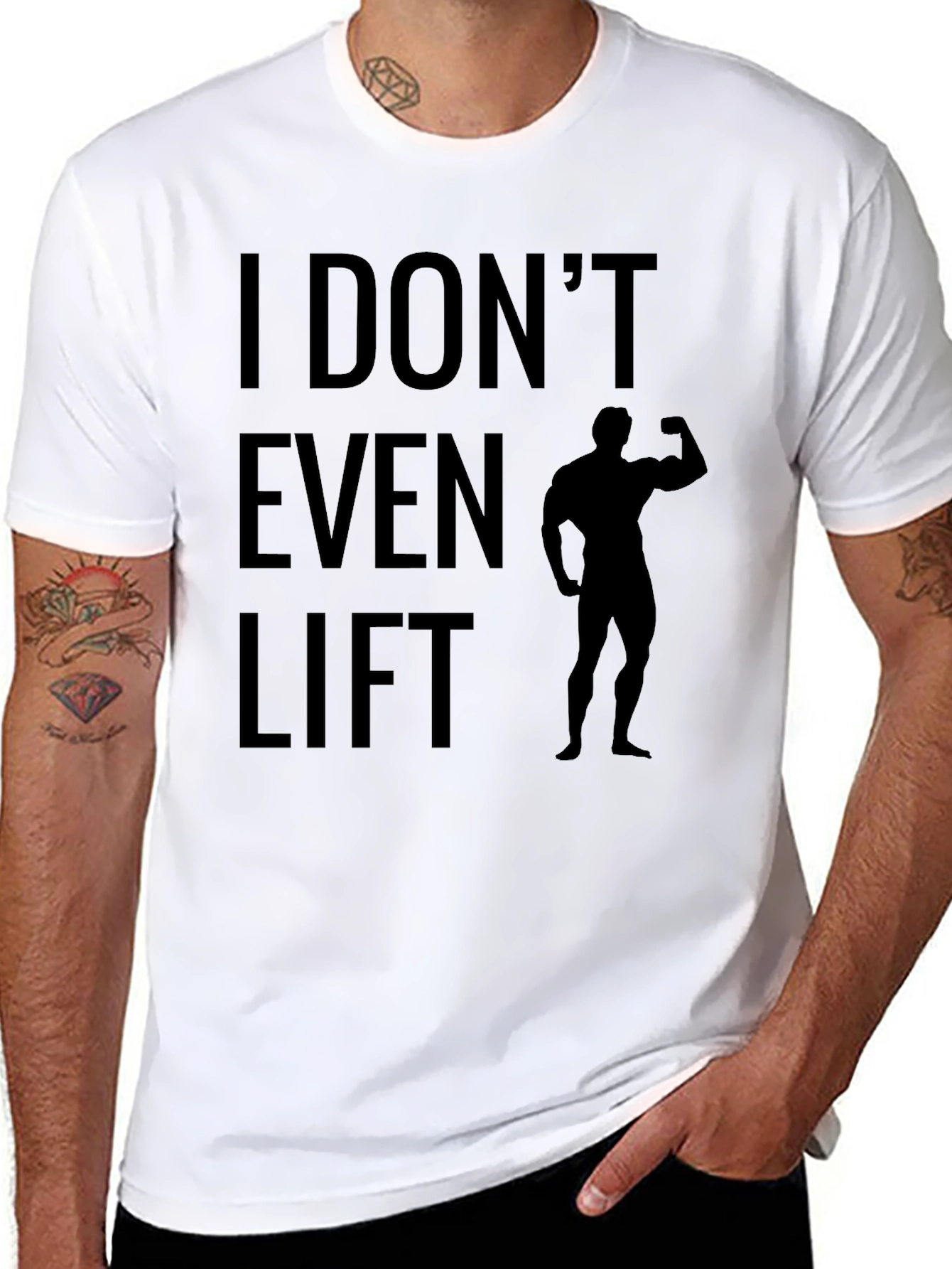 Funny I Dont Even Lift Graphic T-Shirt