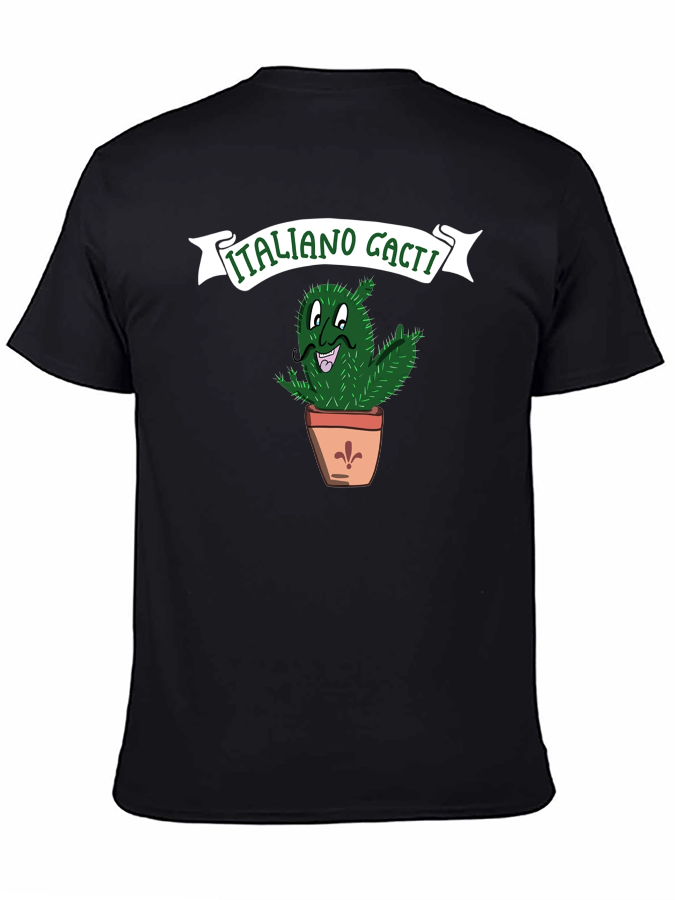 Italiano Cacti Graphic T-Shirt