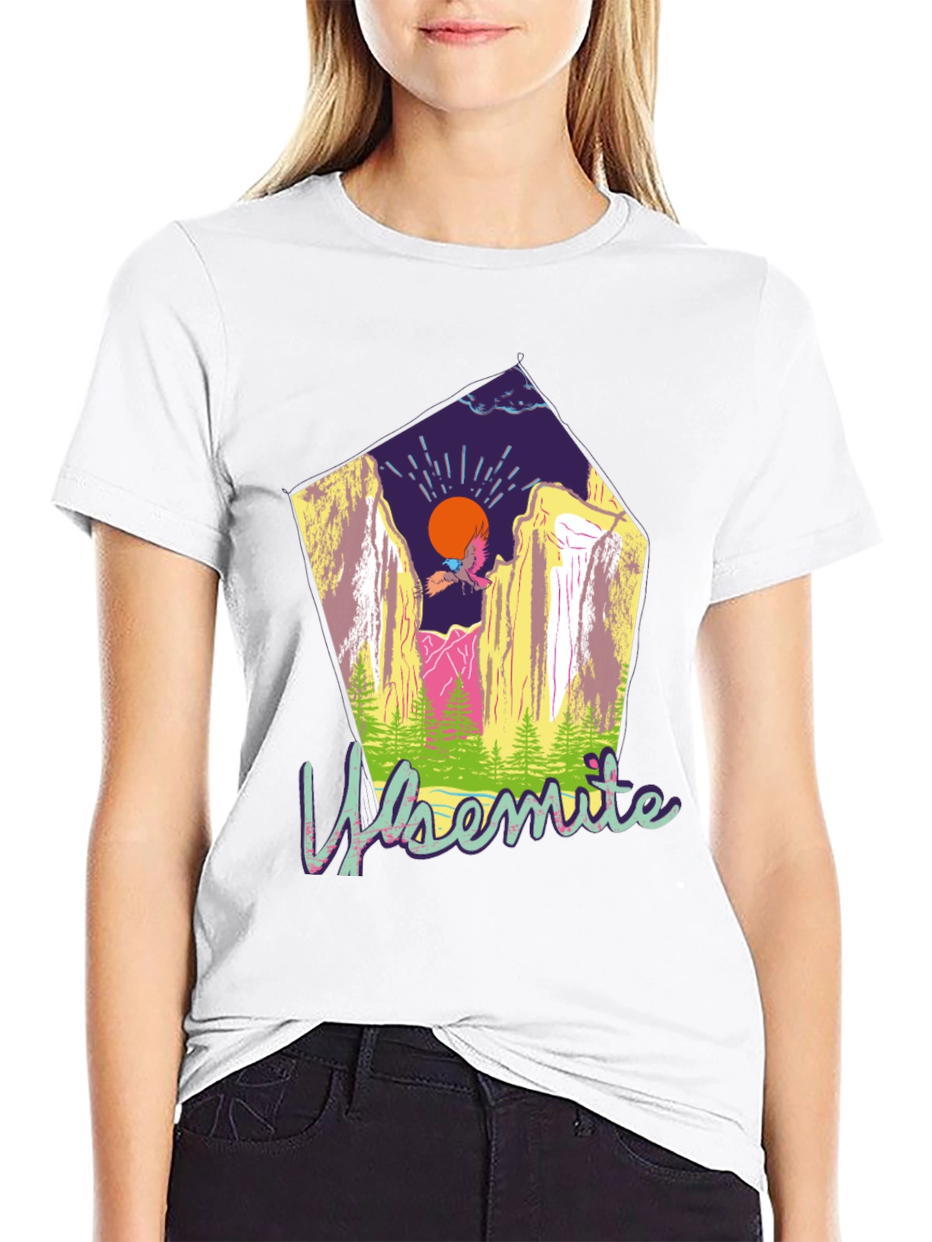 Yosemite Graphic T-Shirt - Black