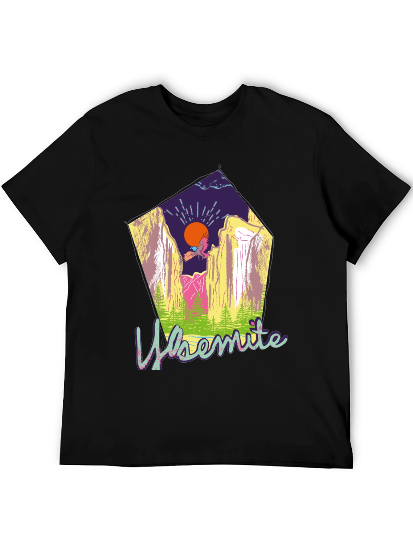 Yosemite Graphic T-Shirt - Black