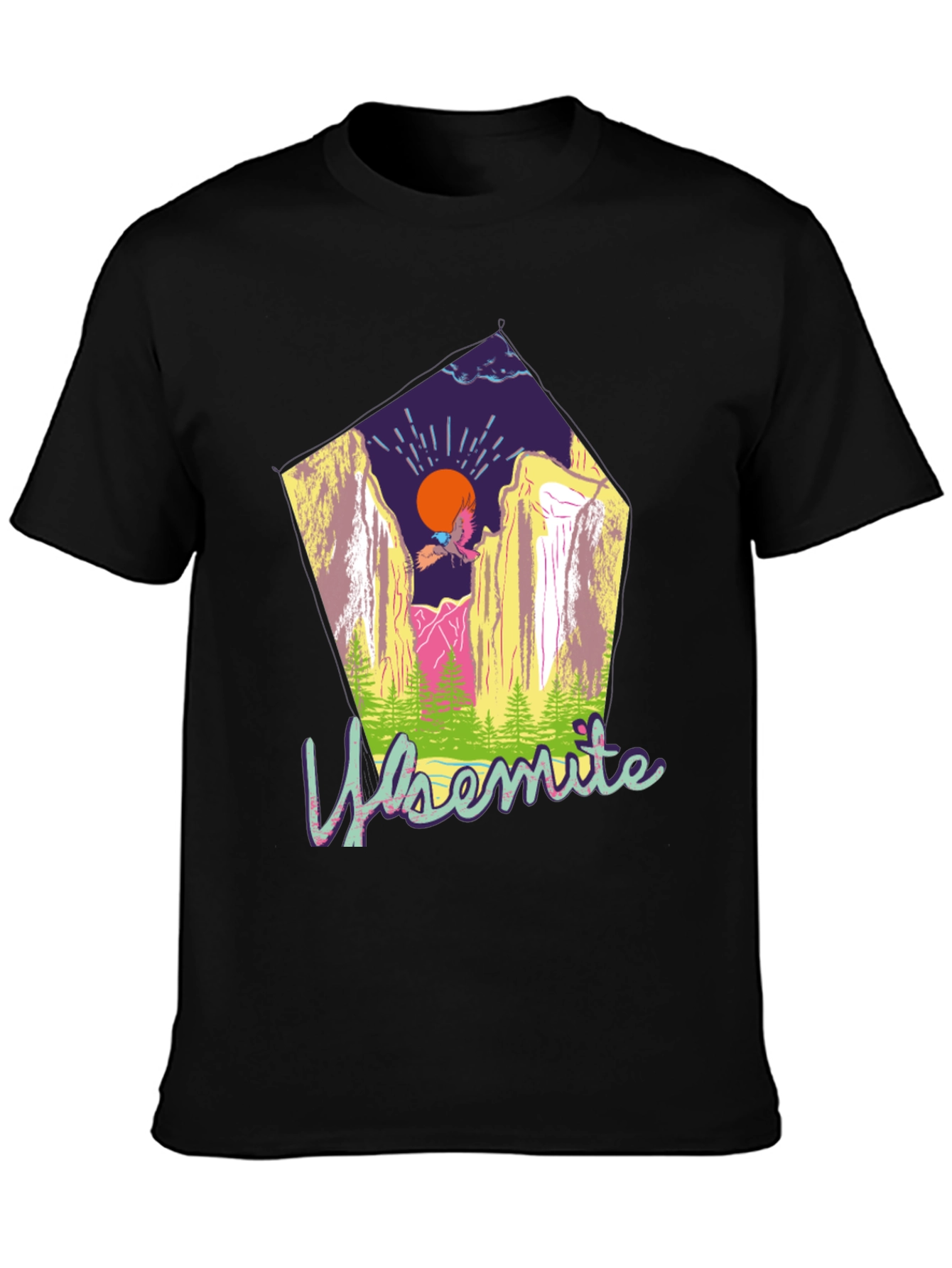 Yosemite Graphic T-Shirt - Black