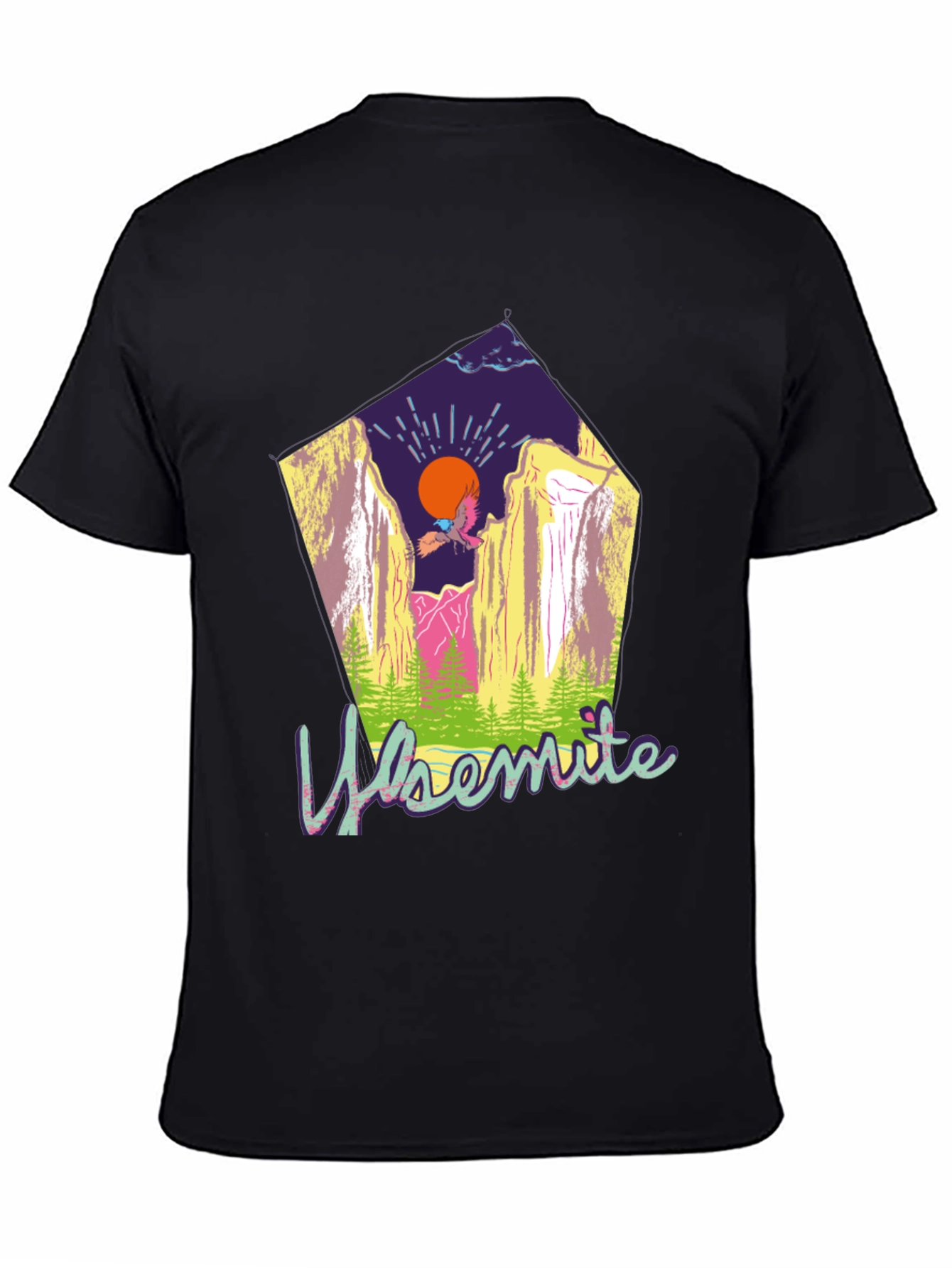 Yosemite Graphic T-Shirt - Black