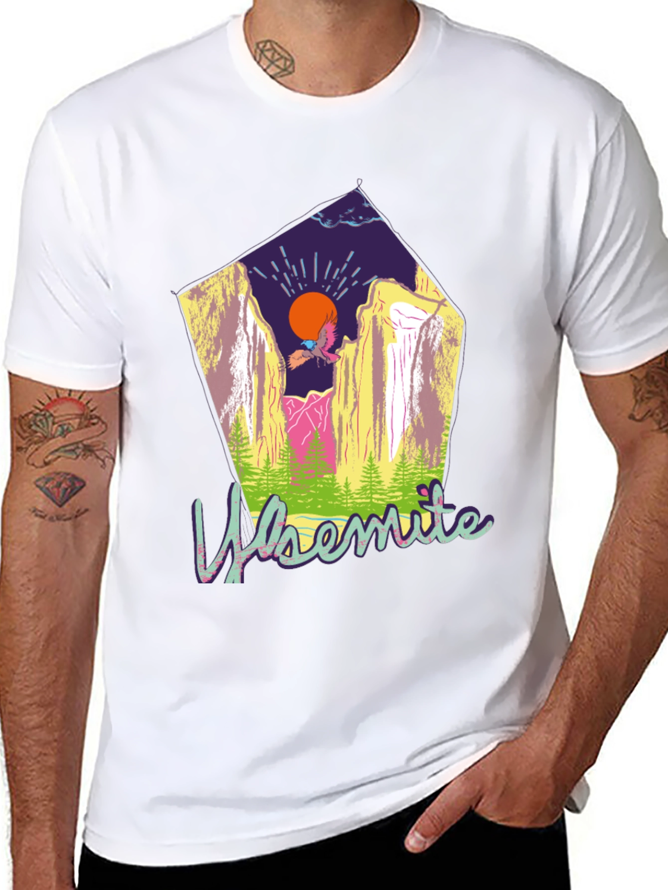 Yosemite Graphic T-Shirt - Black