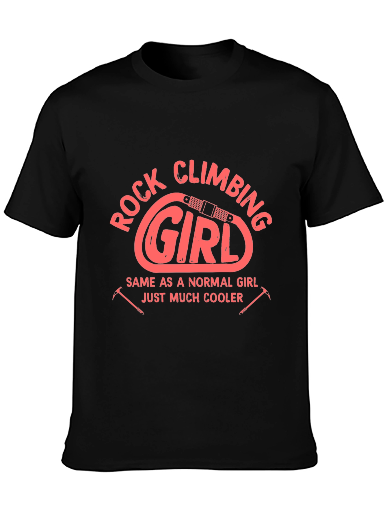 Rock Climbing Girl Graphic T-Shirt