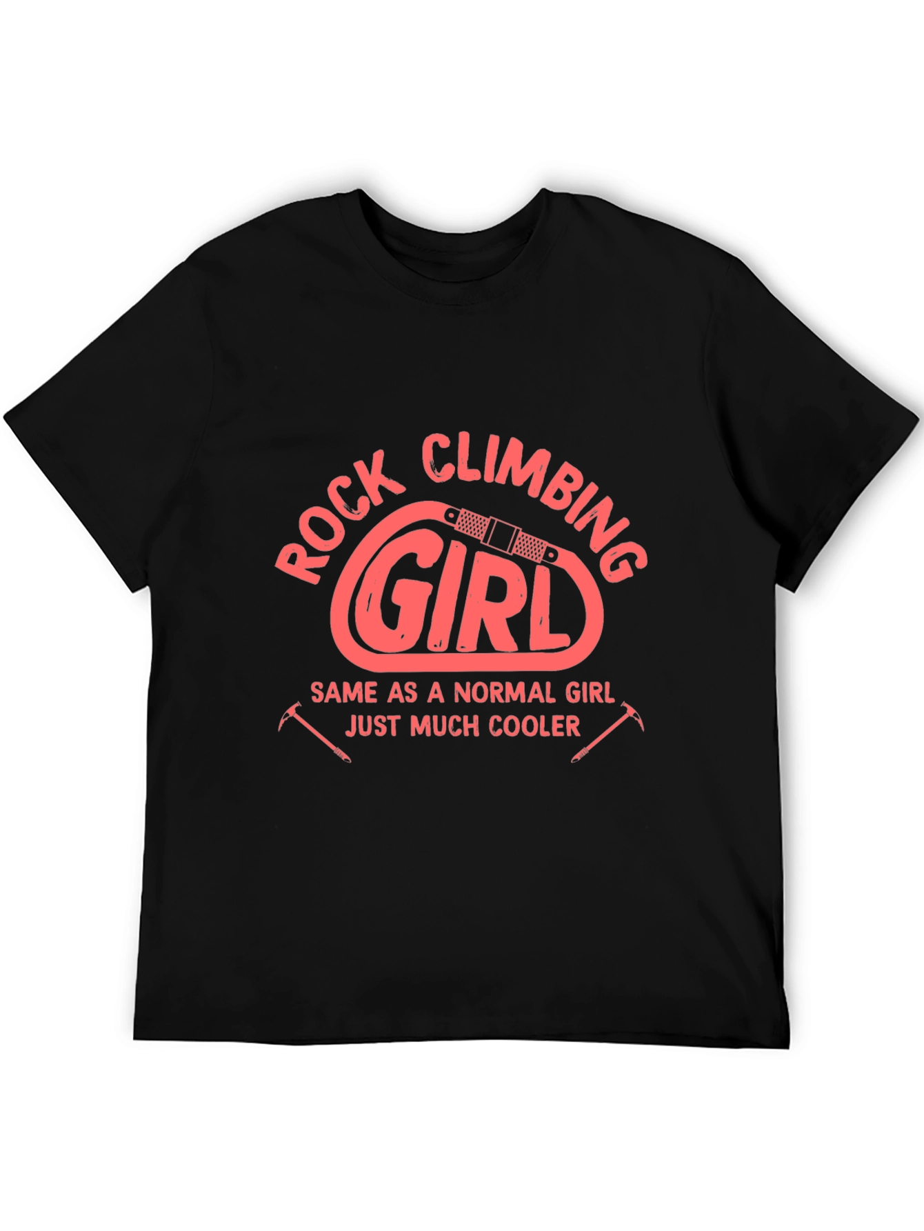 Rock Climbing Girl Graphic T-Shirt