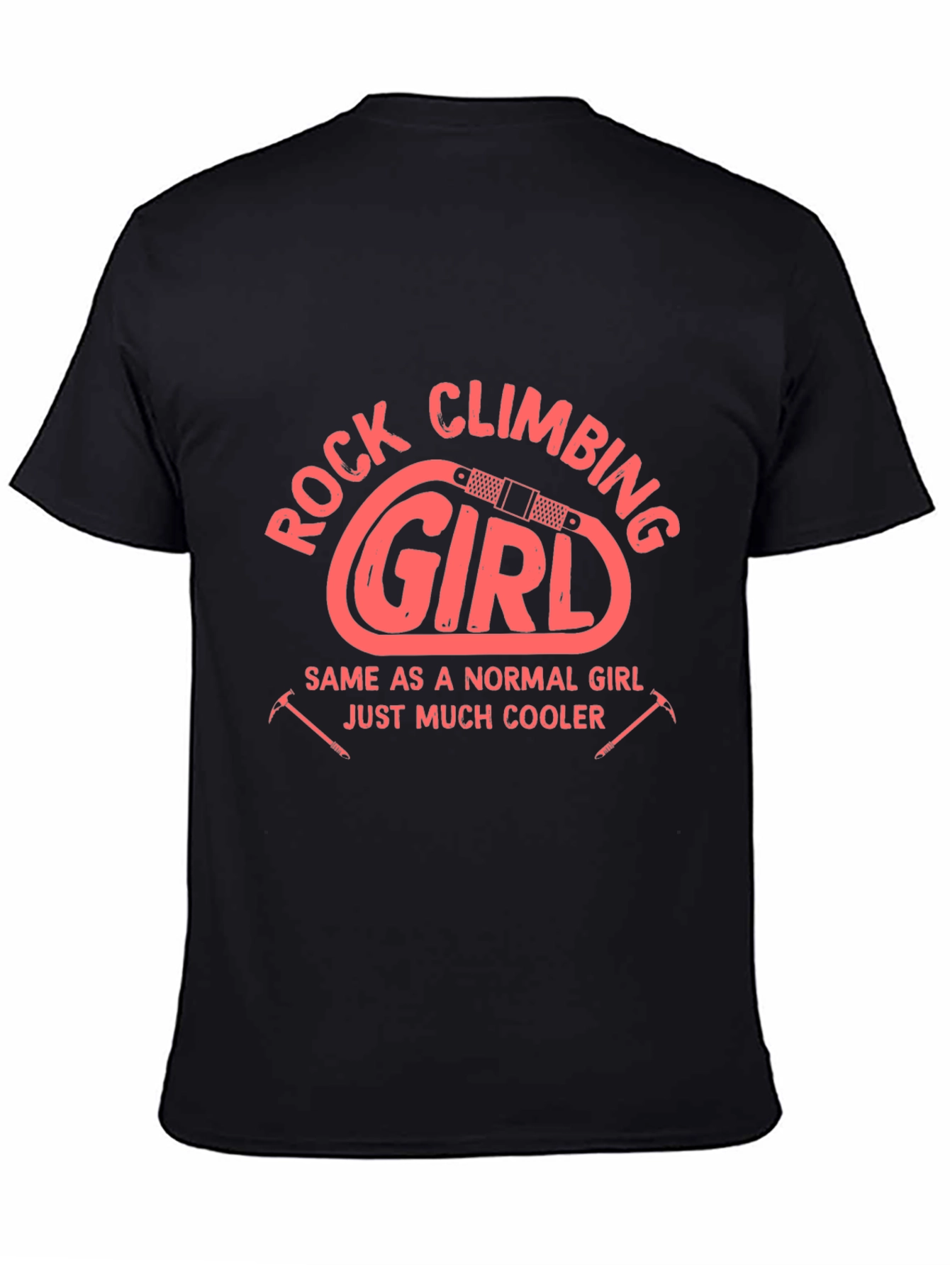 Rock Climbing Girl Graphic T-Shirt