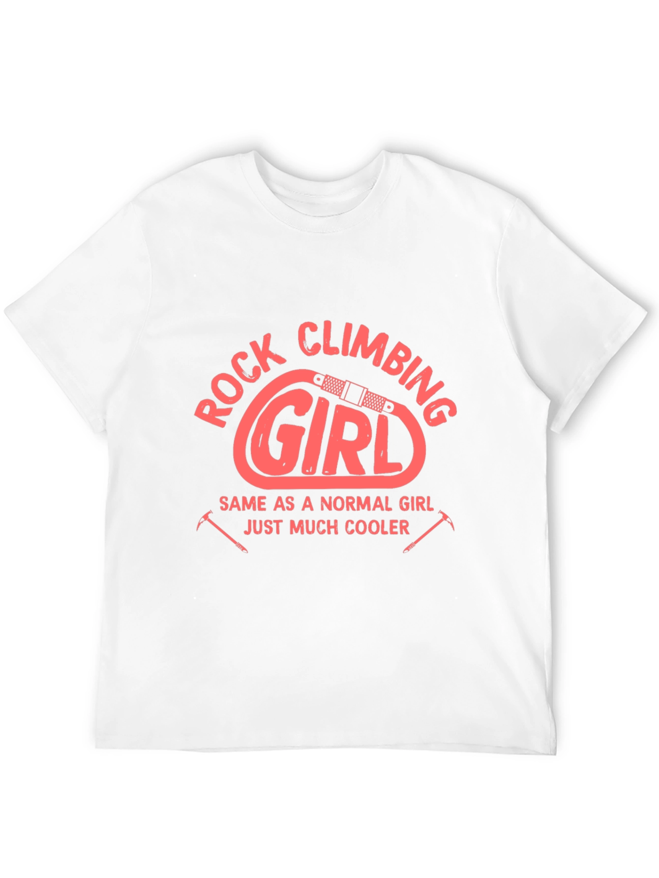 Rock Climbing Girl Graphic T-Shirt