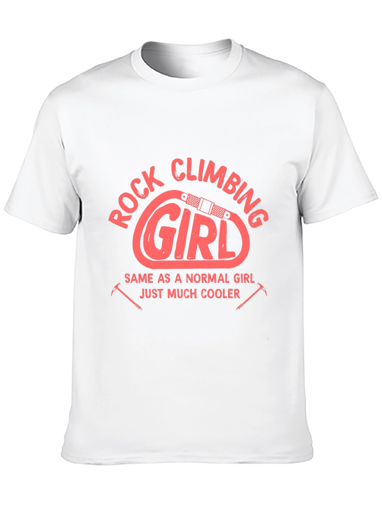 Rock Climbing Girl Graphic T-Shirt
