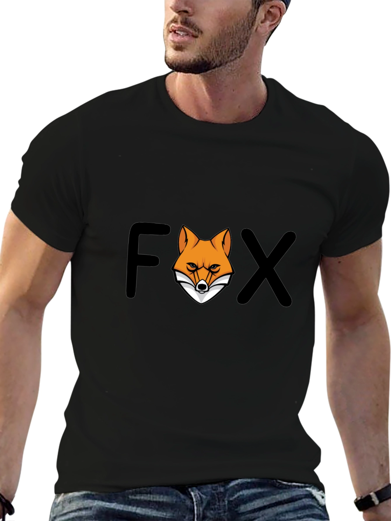 Mens FOX Graphic Tee - Cool Casual T-Shirt
