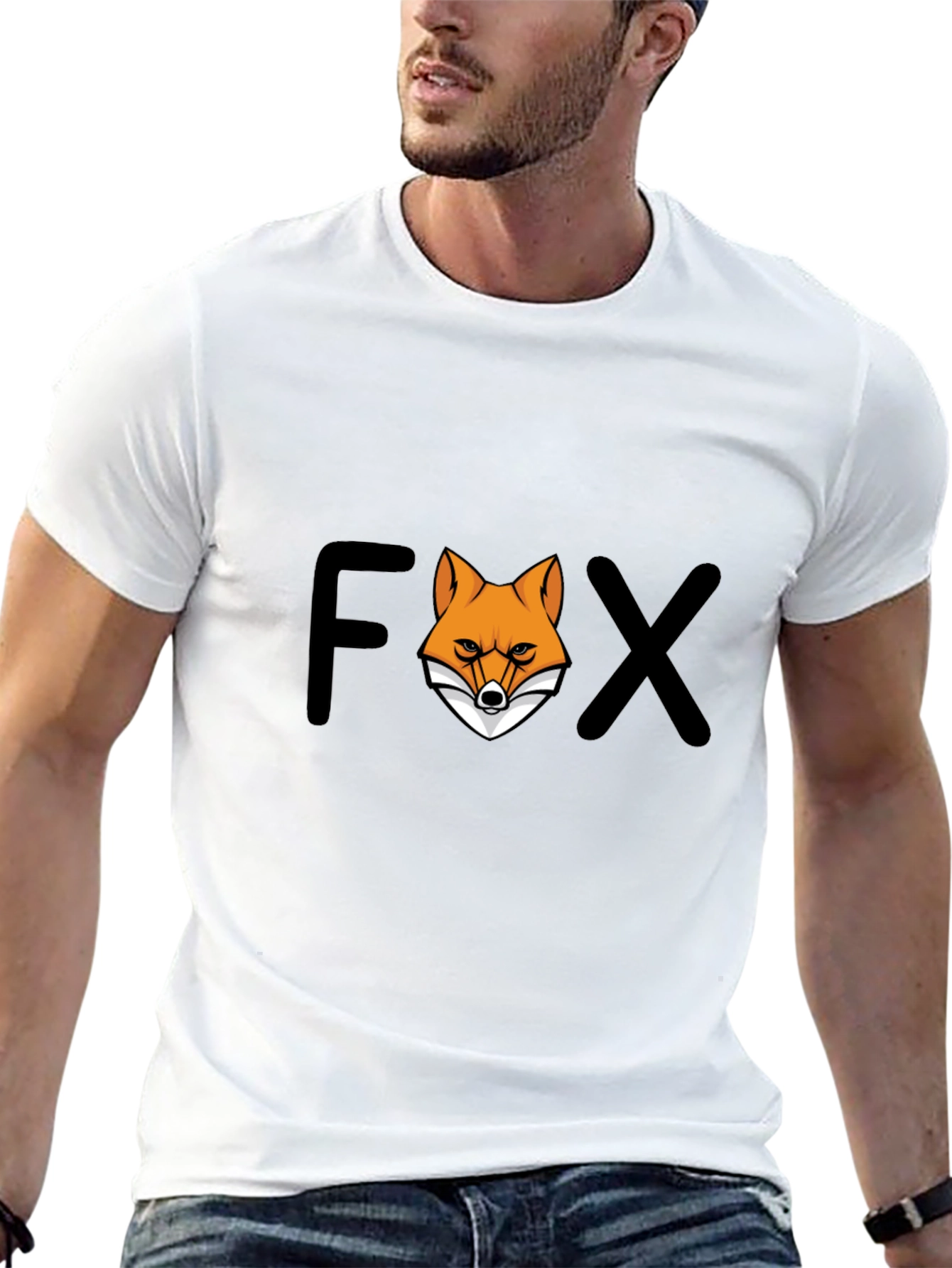 Mens FOX Graphic Tee - Cool Casual T-Shirt