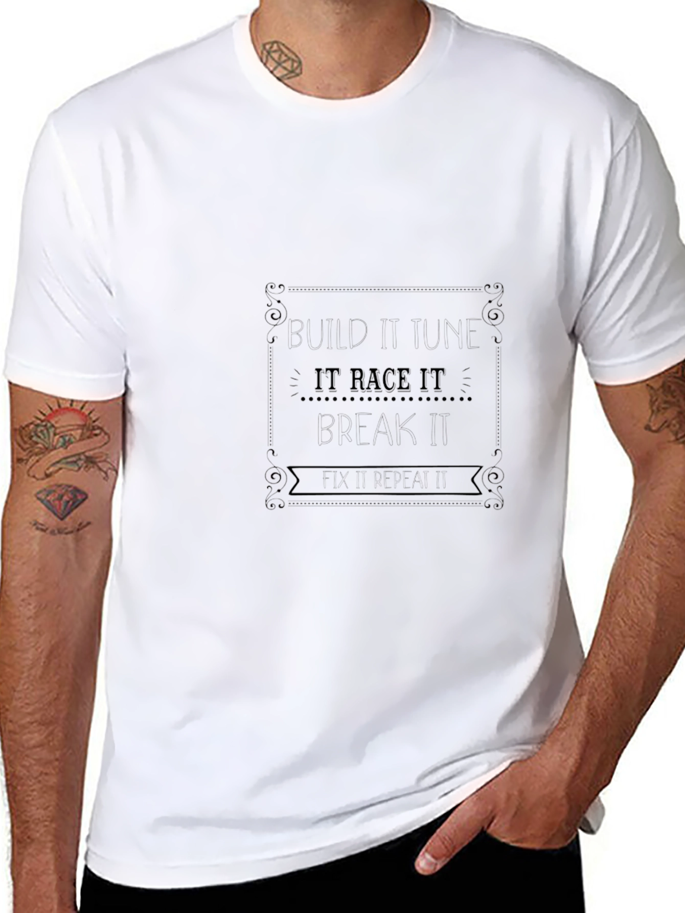 Build Tune Race Break Fix T-Shirt
