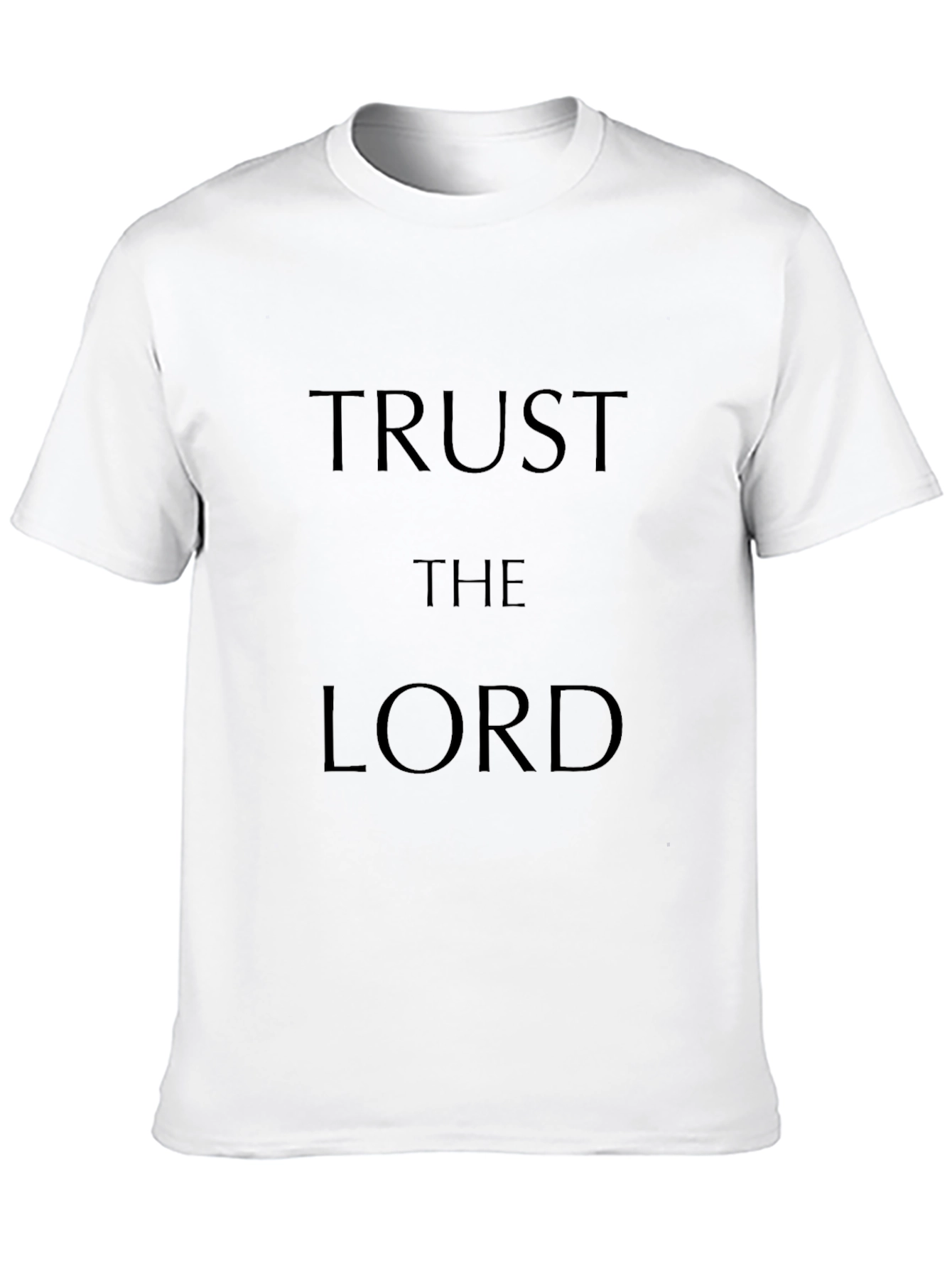 Trust The Lord Black T-Shirt