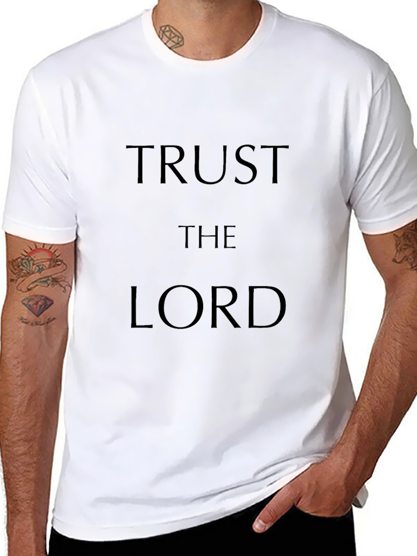 Trust The Lord Black T-Shirt