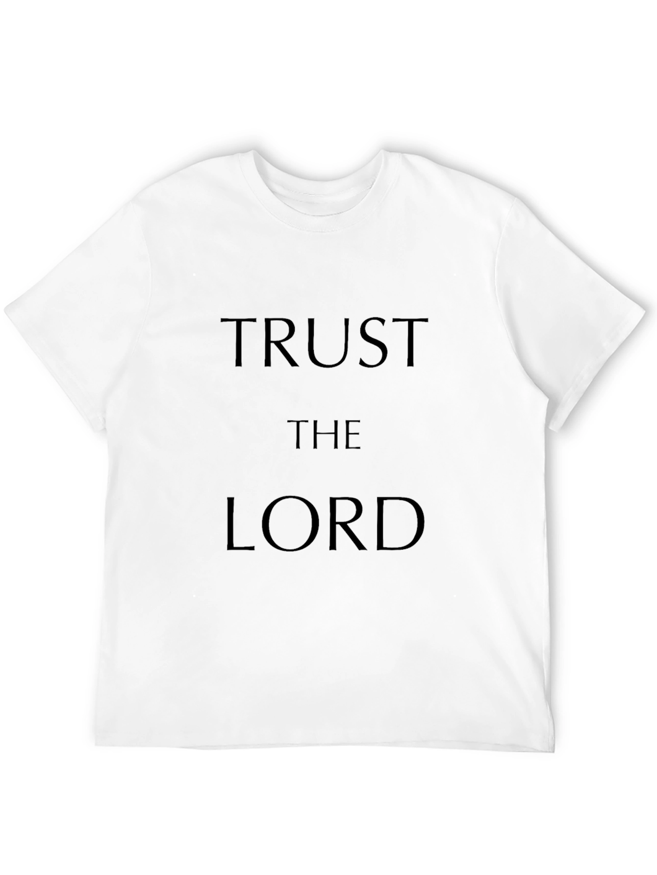 Trust The Lord Black T-Shirt