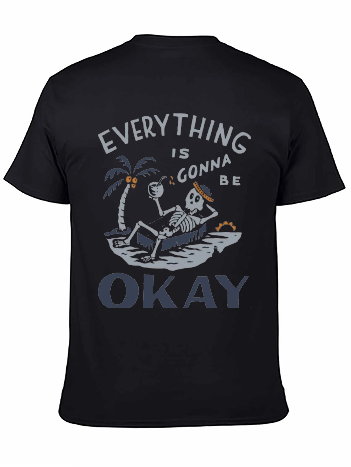 Everythings Okay Skeleton Graphic Tee