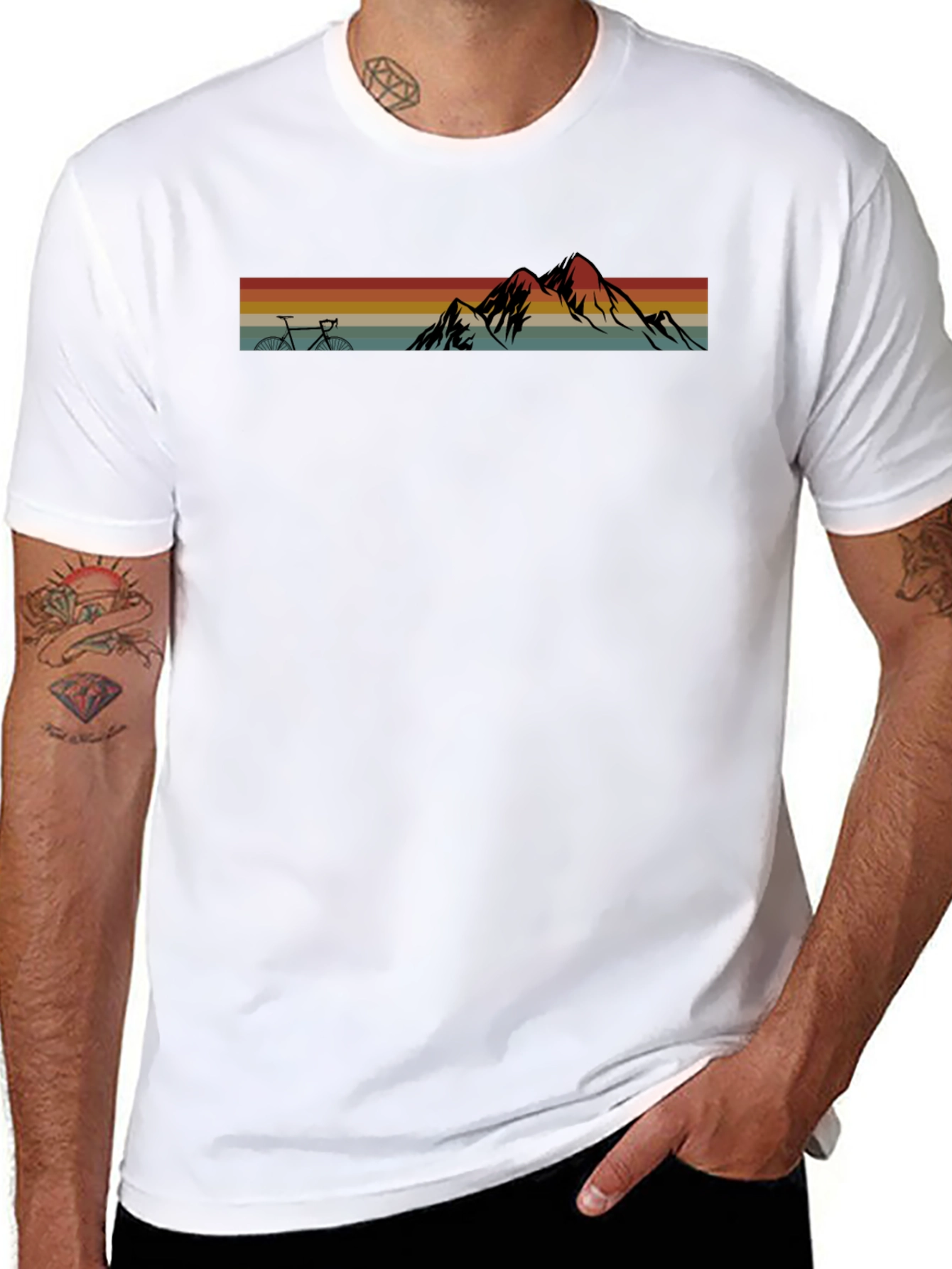 Retro Mountain Bike T-Shirt - Adventure Ready